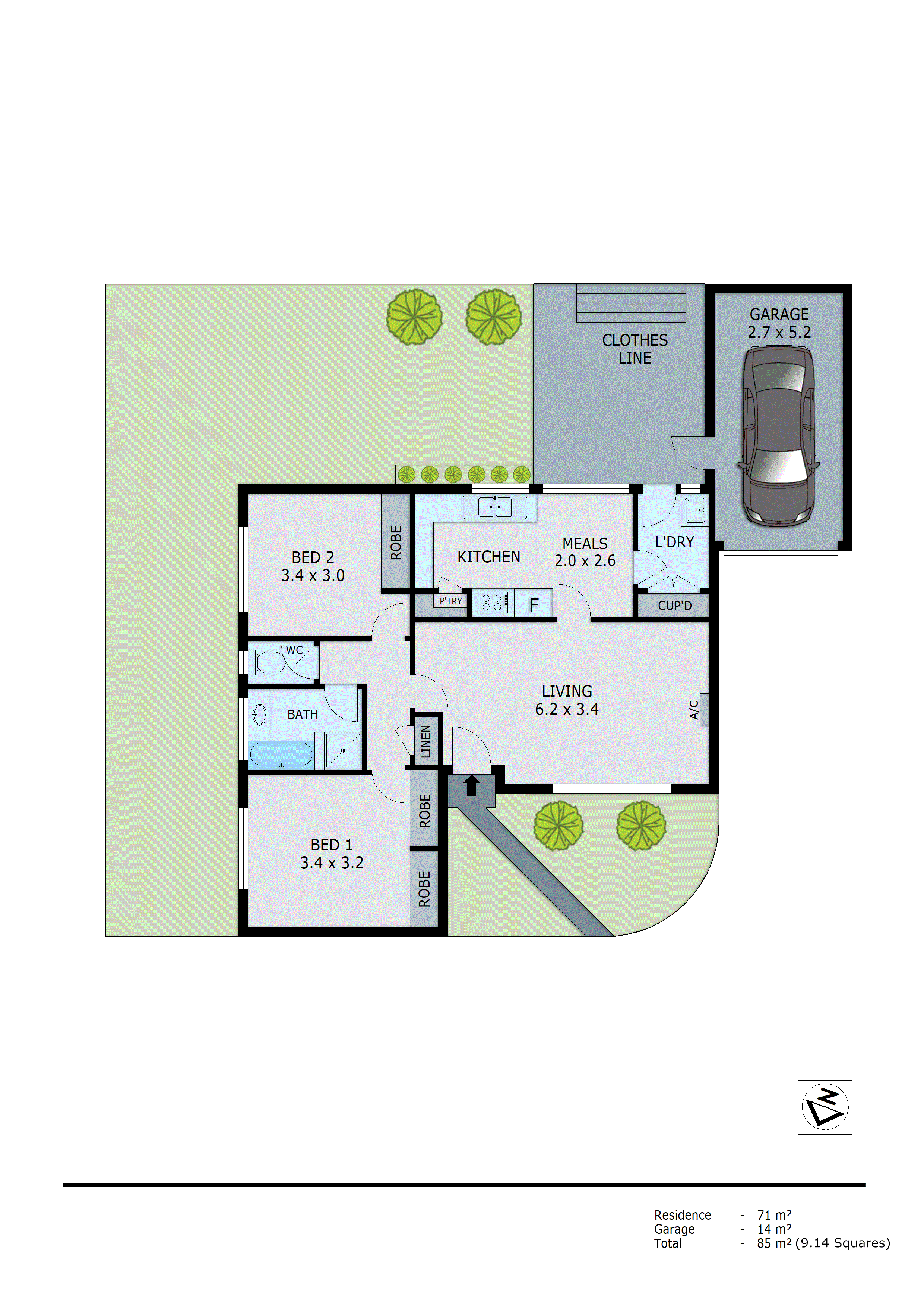 4/170 Centre Dandenong Road, Dingley Village VIC 3172 - Floorplan