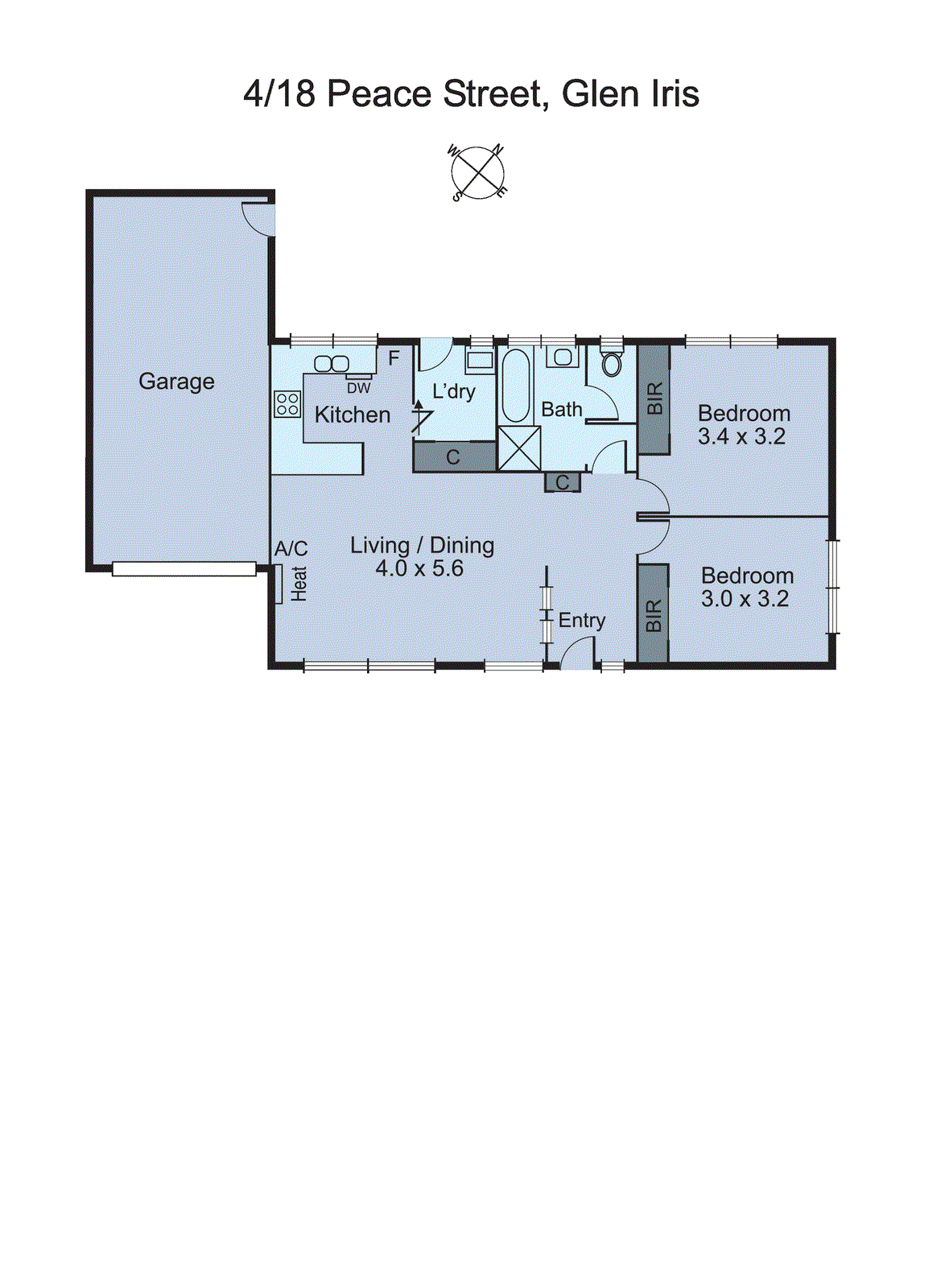 4/18 Peace Street, Glen Iris VIC 3146 - Floorplan