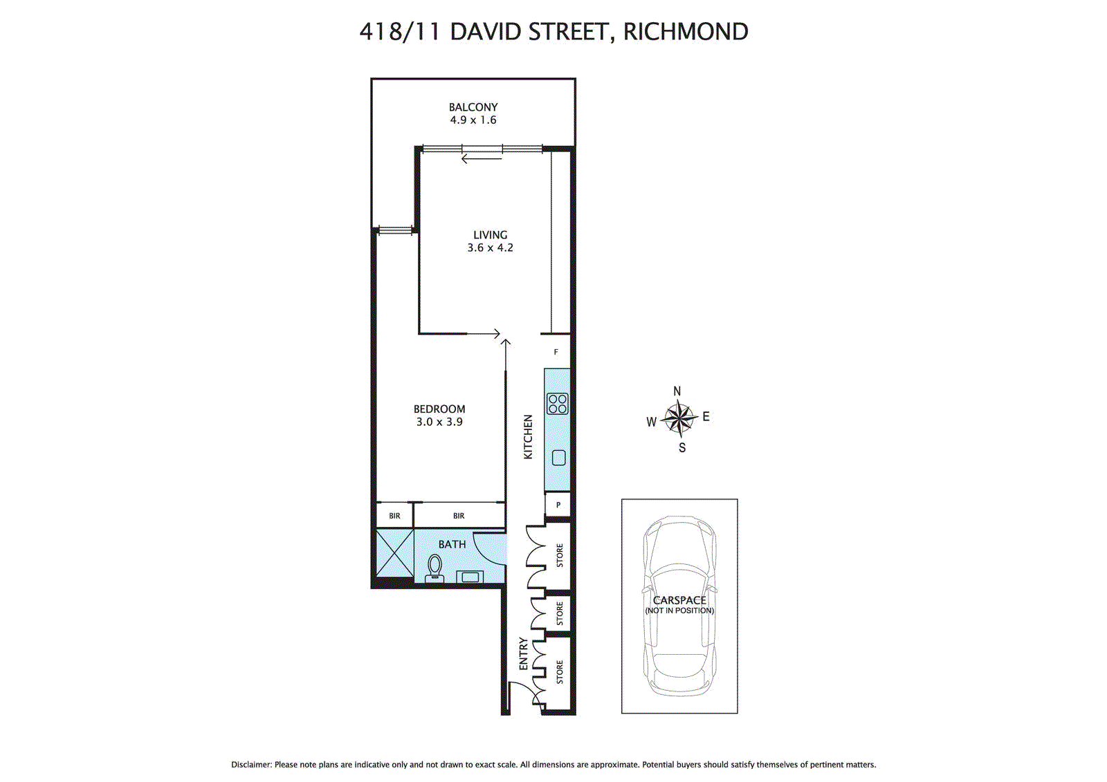 418/11 David Street, Richmond, VIC 3121 Apartment for Sale