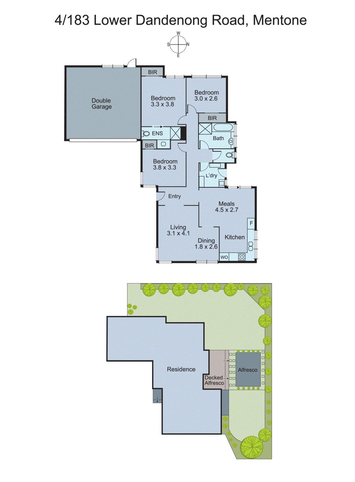 4/183 Lower Dandenong Road, Mentone VIC 3194 - Floorplan