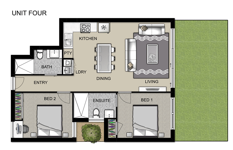 4/19 Barker Street, Cheltenham VIC 3192 - Floorplan