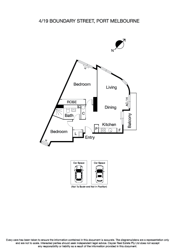 4/19 Boundary Street, PORT MELBOURNE VIC 3207 - Floorplan