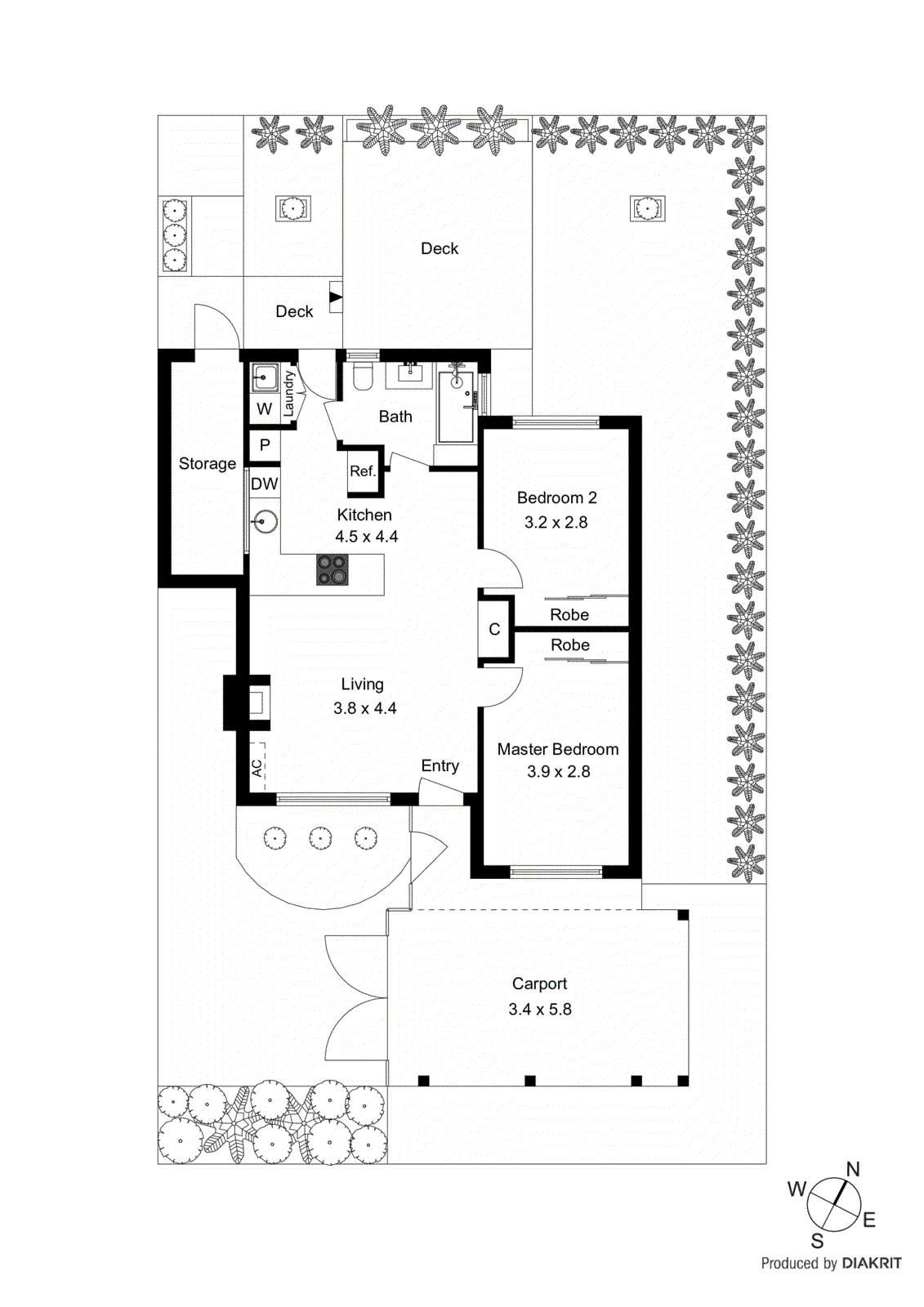 4/19 Eel Race Road, Carrum VIC 3197 - Floorplan