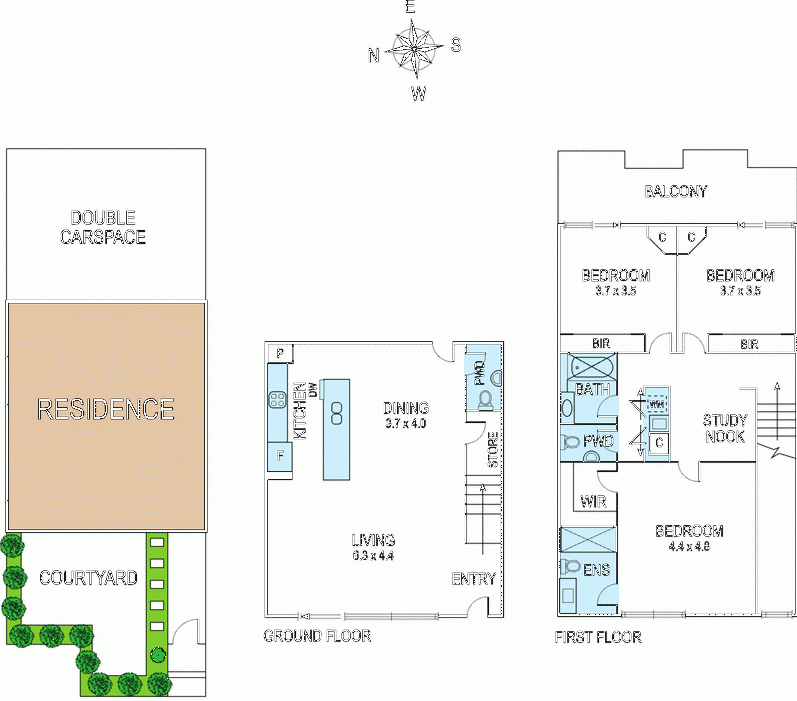 4/19 Trent Street, GLEN IRIS VIC 3146 - Floorplan