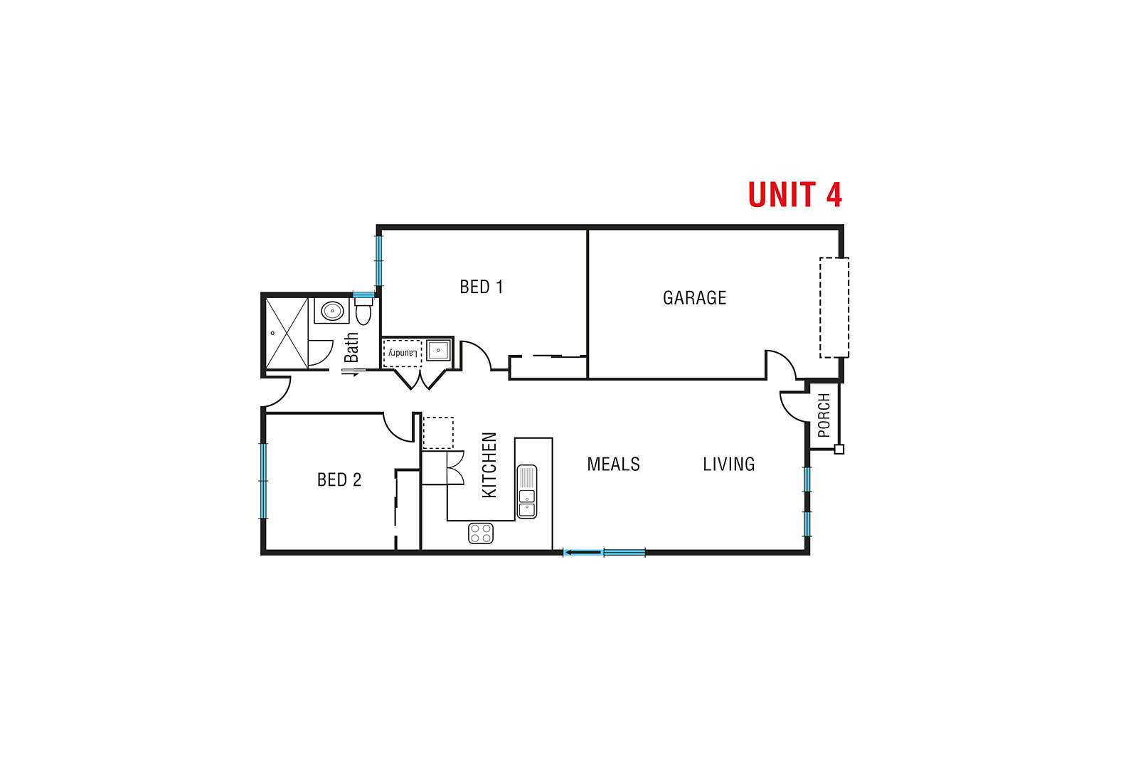 4/195A Yarrowee Street, Sebastopol VIC 3356 - Floorplan
