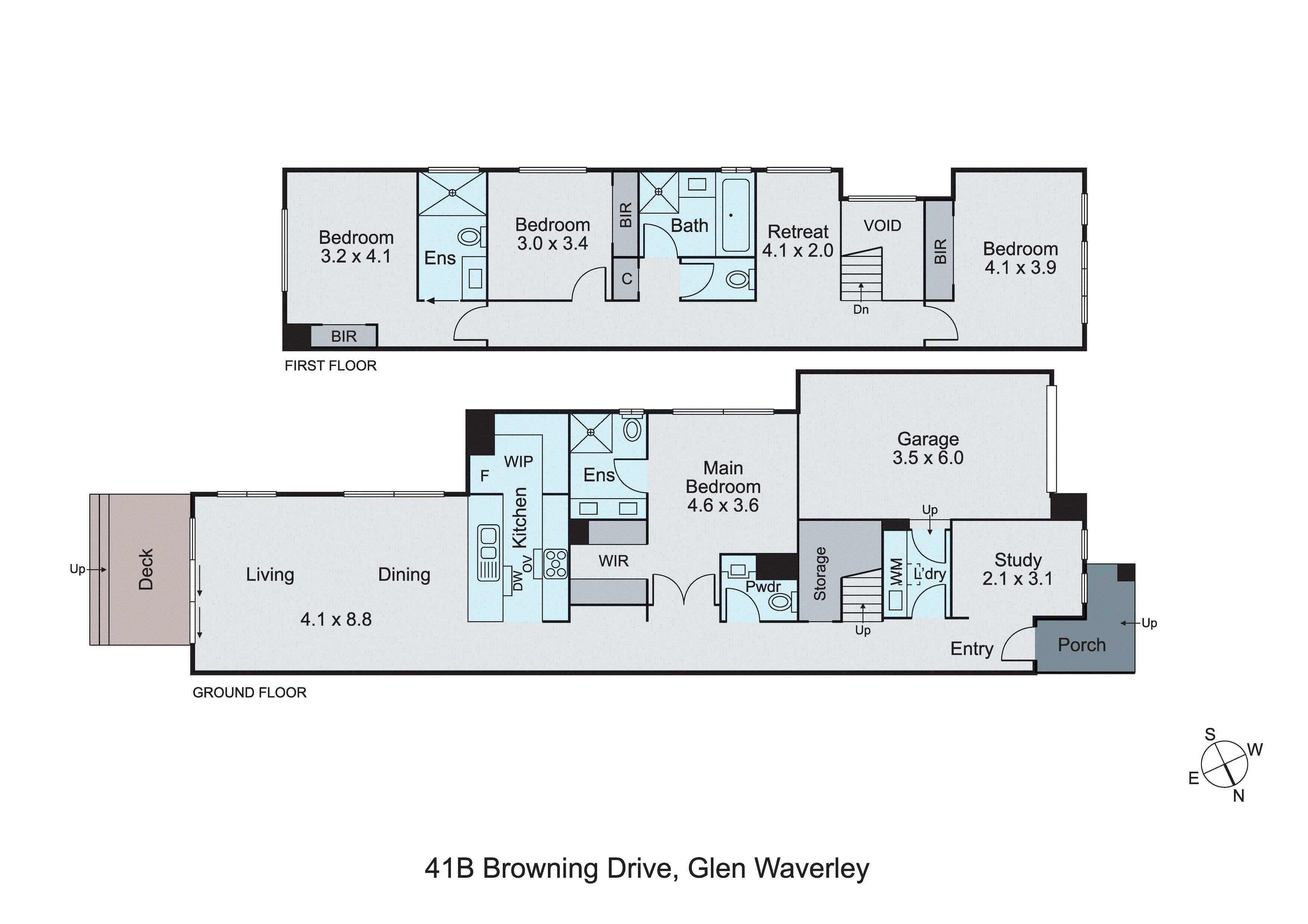 41A Browning Drive, Glen Waverley VIC 3150 - Floorplan