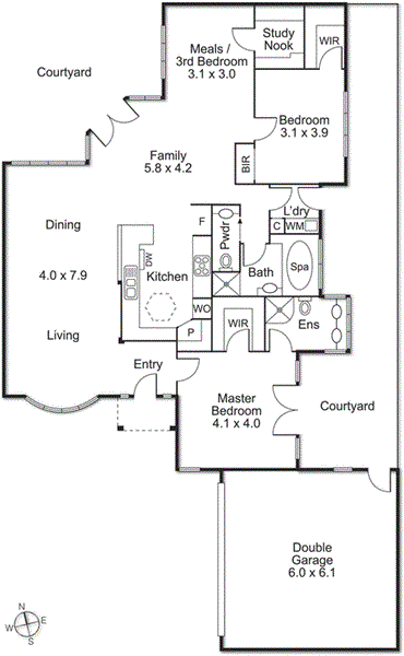 41A Red Bluff Street, BLACK ROCK VIC 3193 - Floorplan