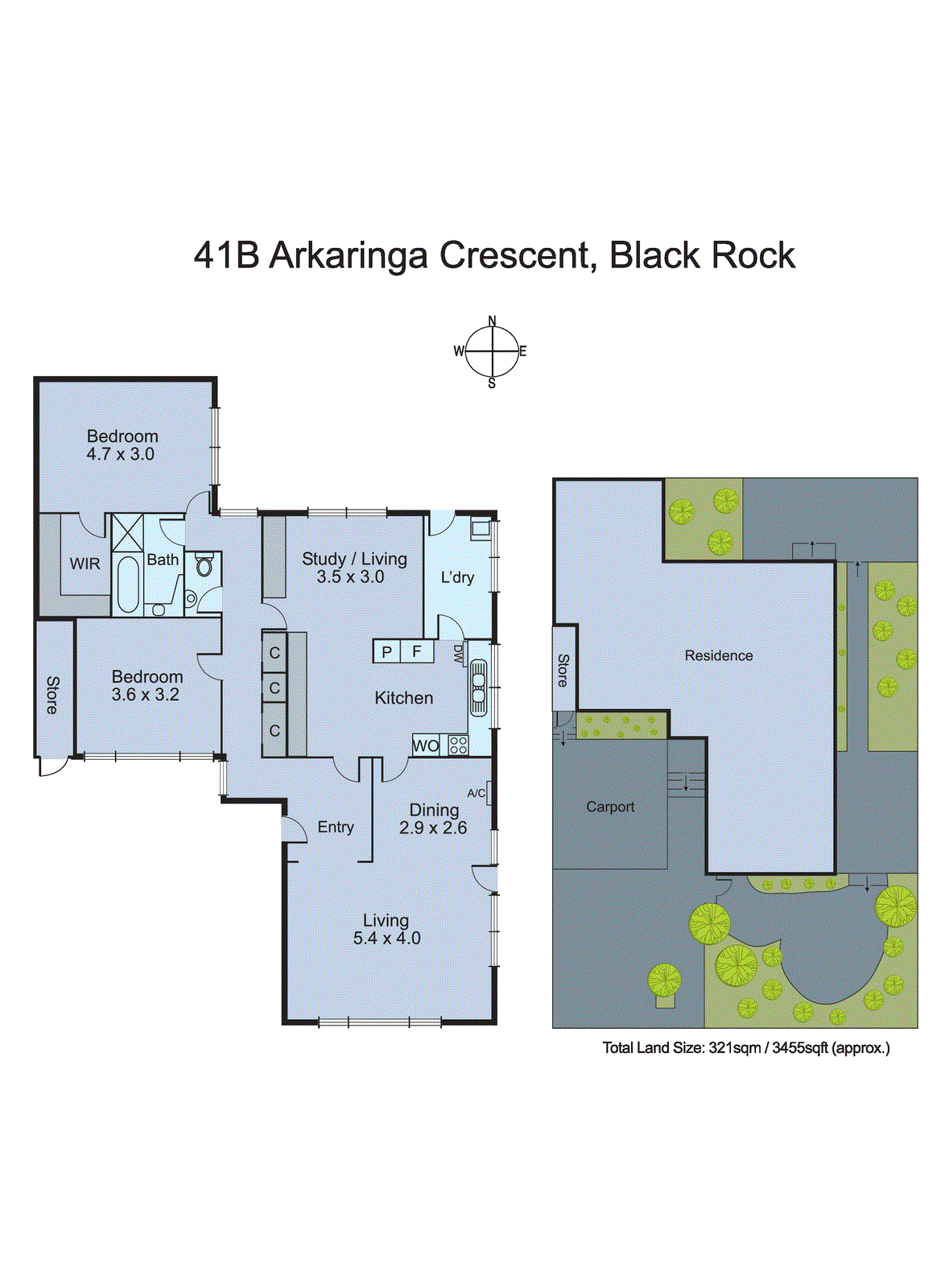 41B Arkaringa Crescent, Black Rock VIC 3193 - Floorplan