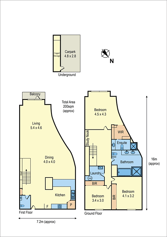 4/2-10 Teague Avenue, Mentone VIC 3194 - Floorplan