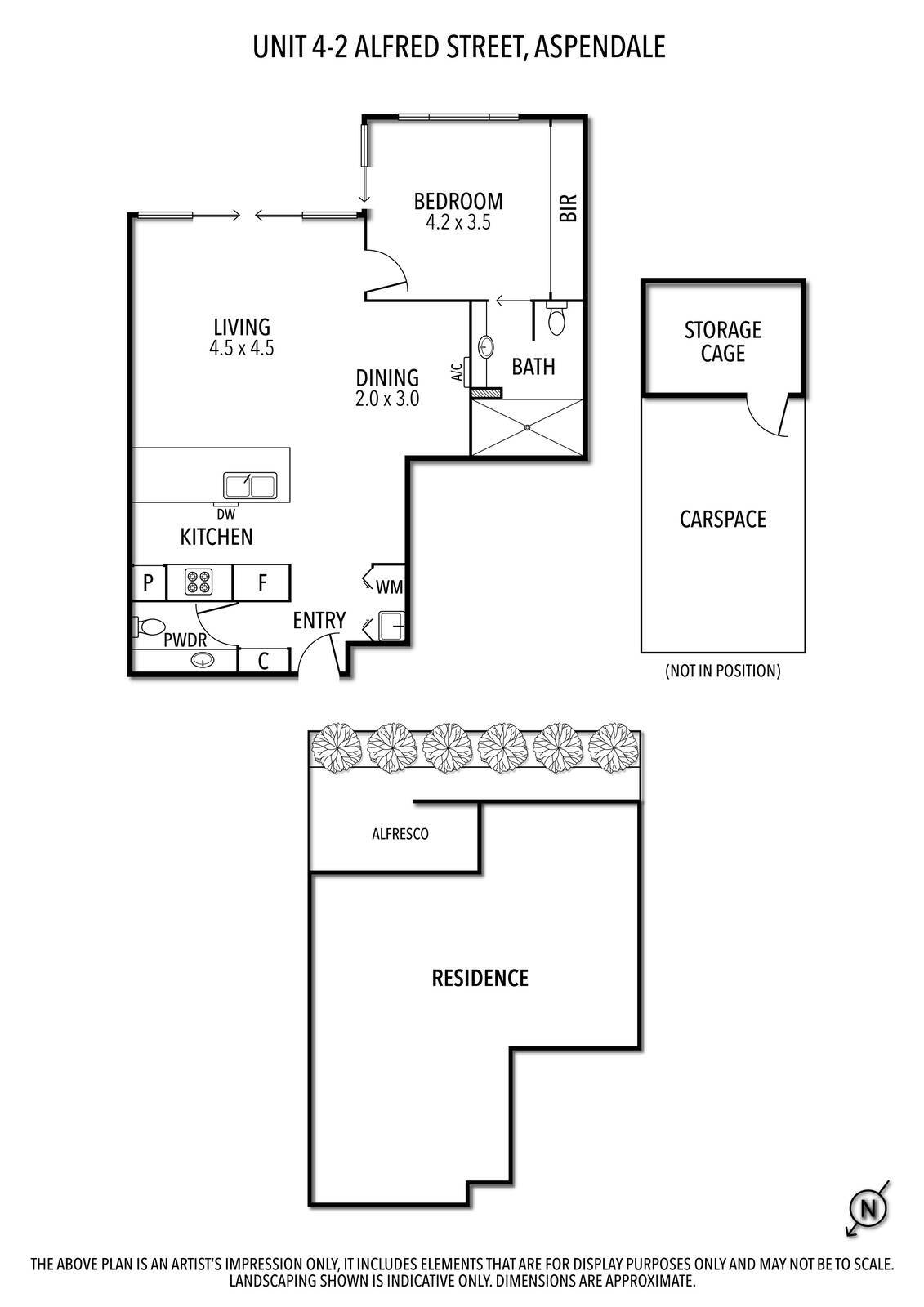 4/2 Alfred Street, Aspendale VIC 3195 - Floorplan