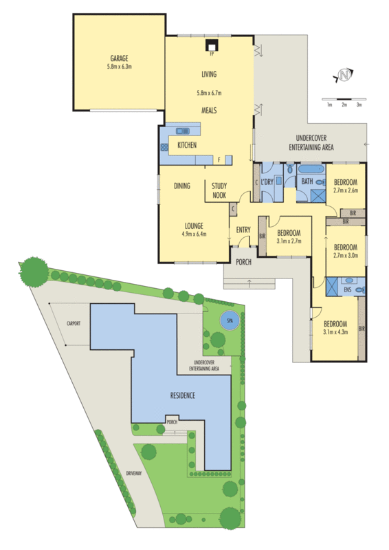 42 Barrington Drive, Ashwood VIC 3147 - Floorplan
