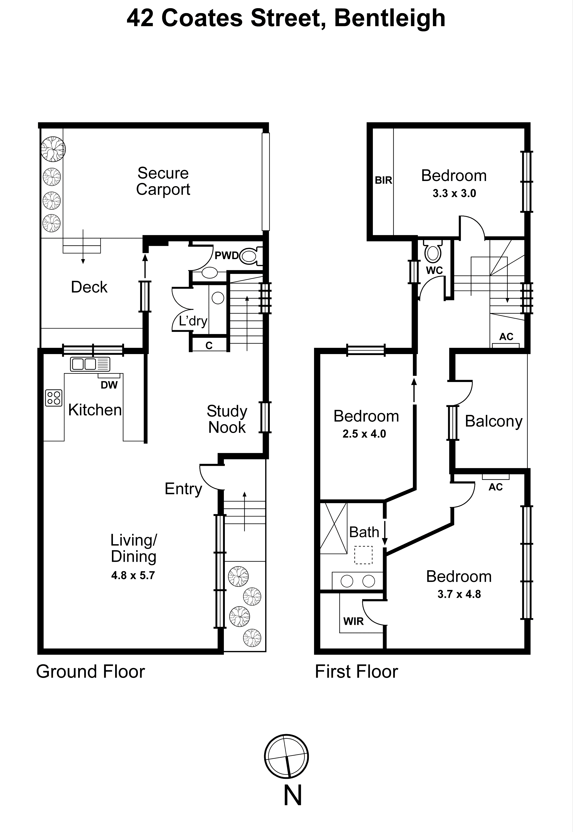 42 Coates Street, Bentleigh VIC 3204 - Floorplan