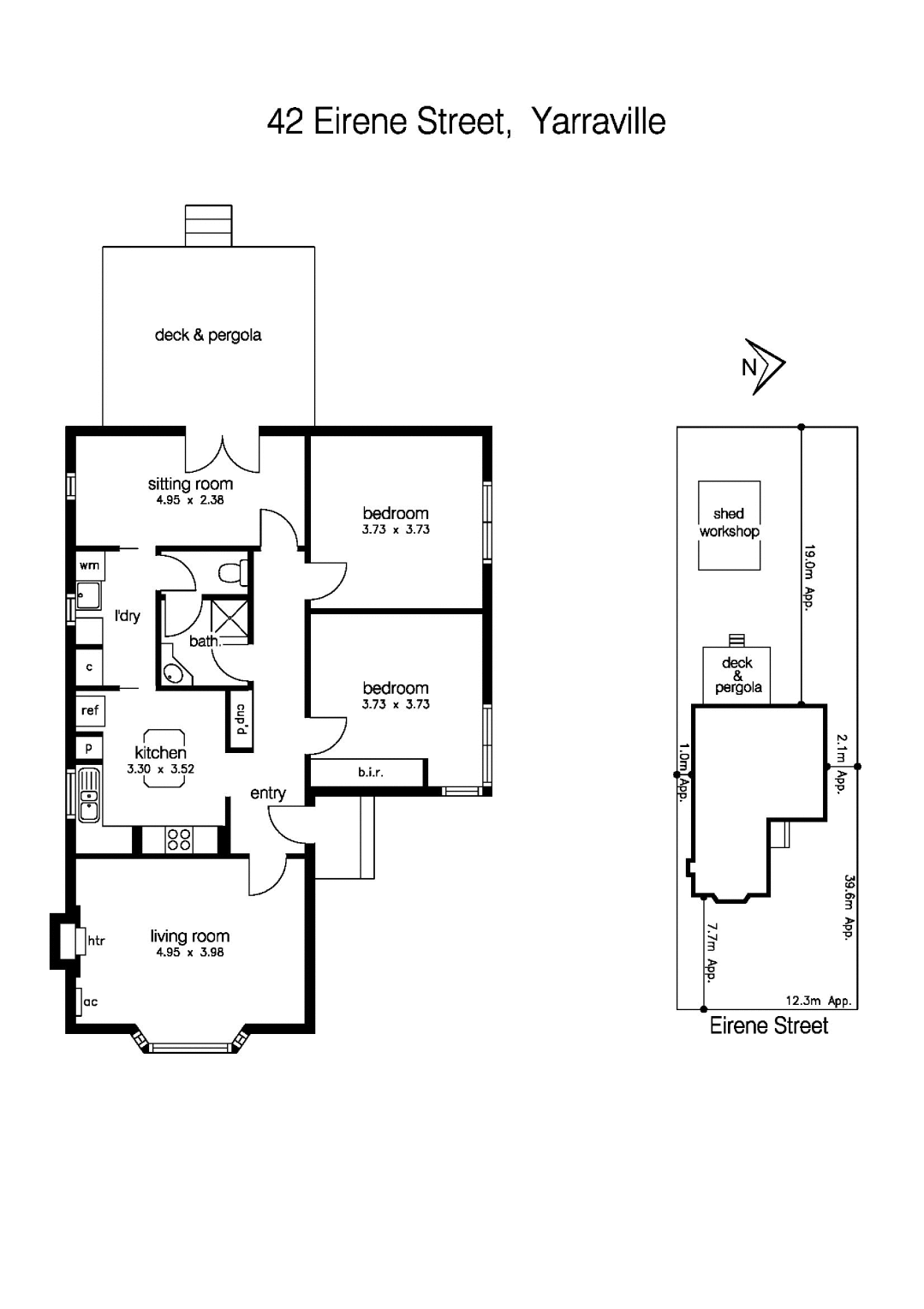 42 Eirene Street, YARRAVILLE VIC 3013 - Floorplan