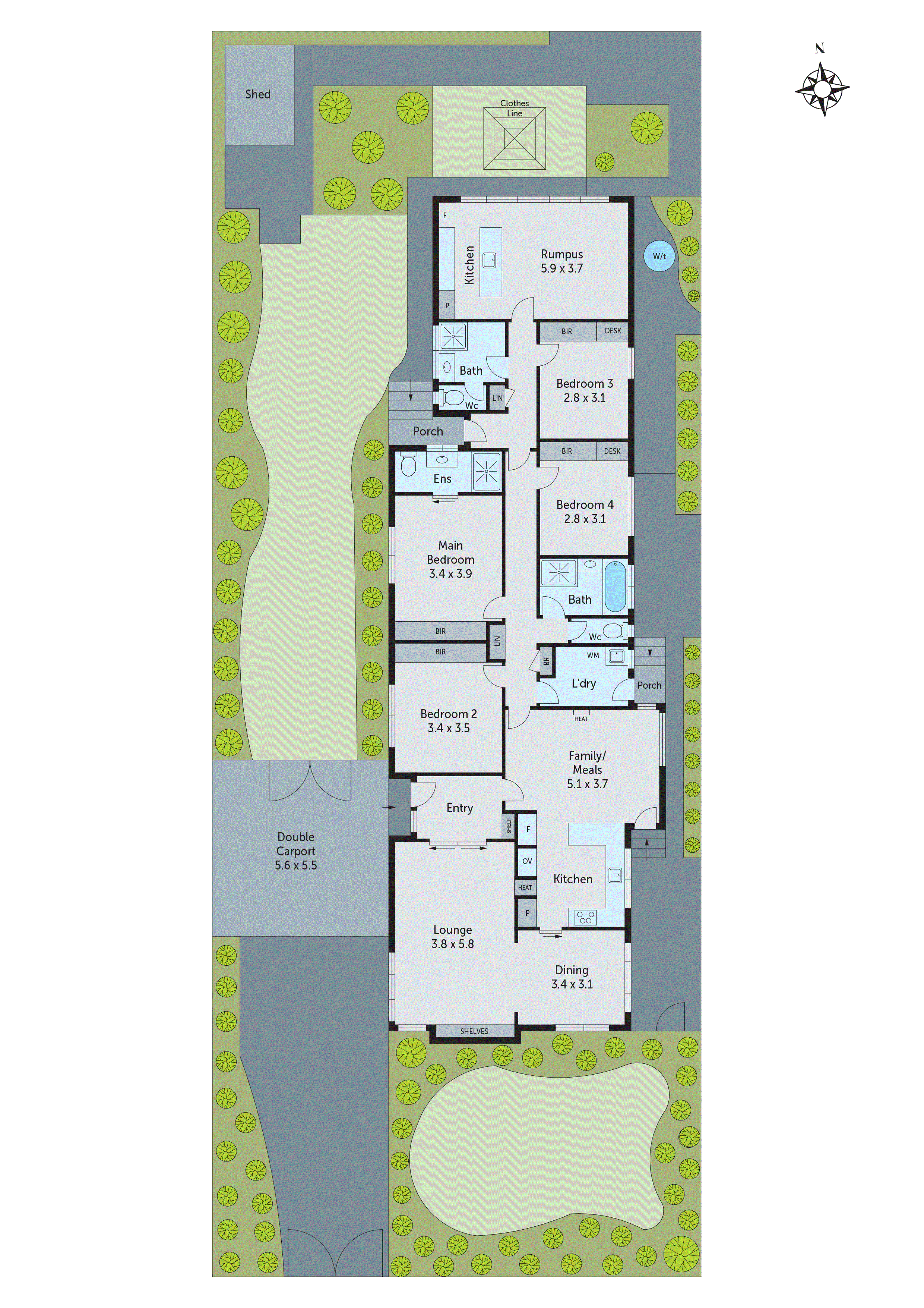 42 Gwyther Road, Highton VIC 3216 - Floorplan