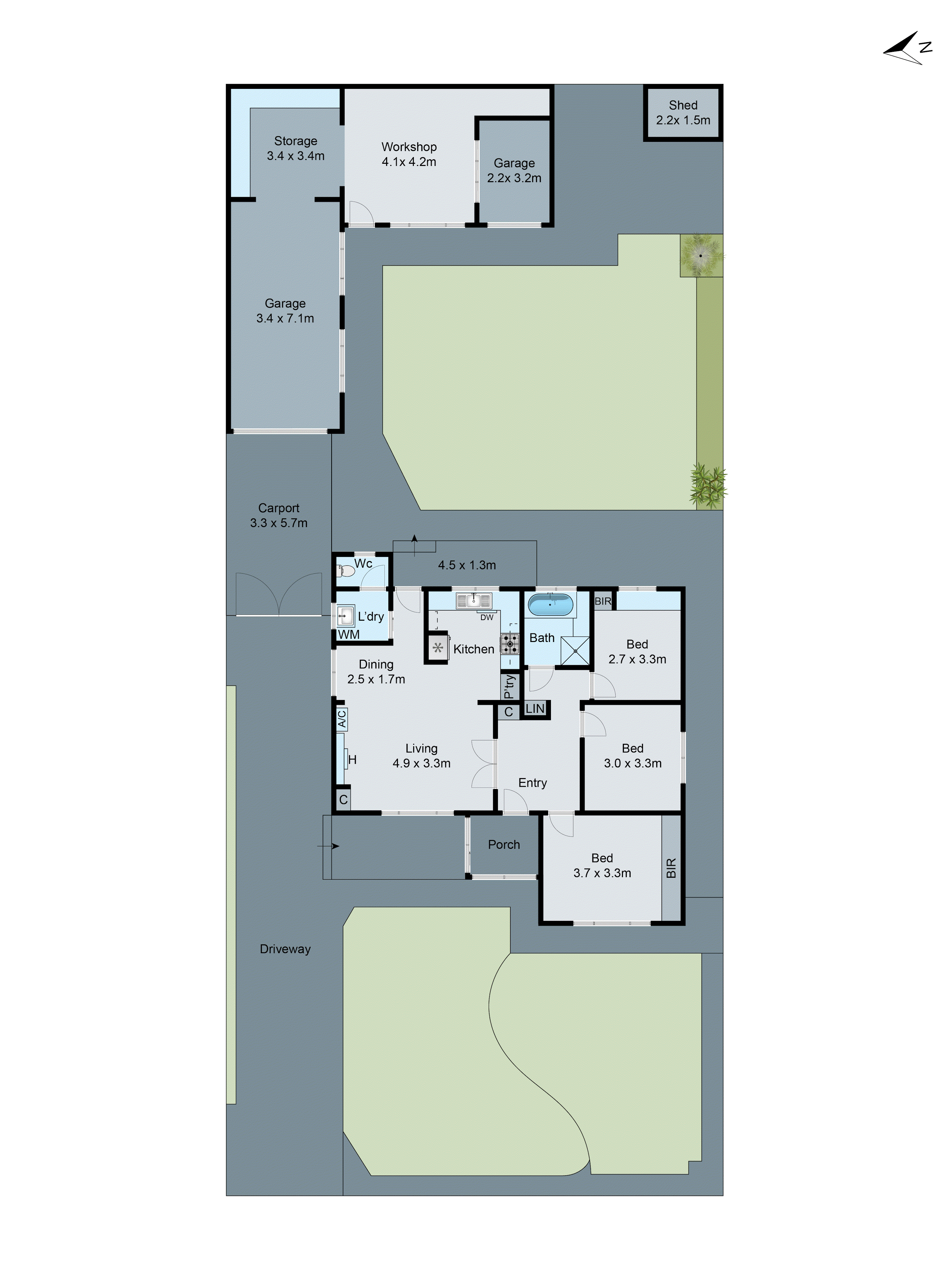 42 Kedleston Road, Herne Hill VIC 3218 - Floorplan