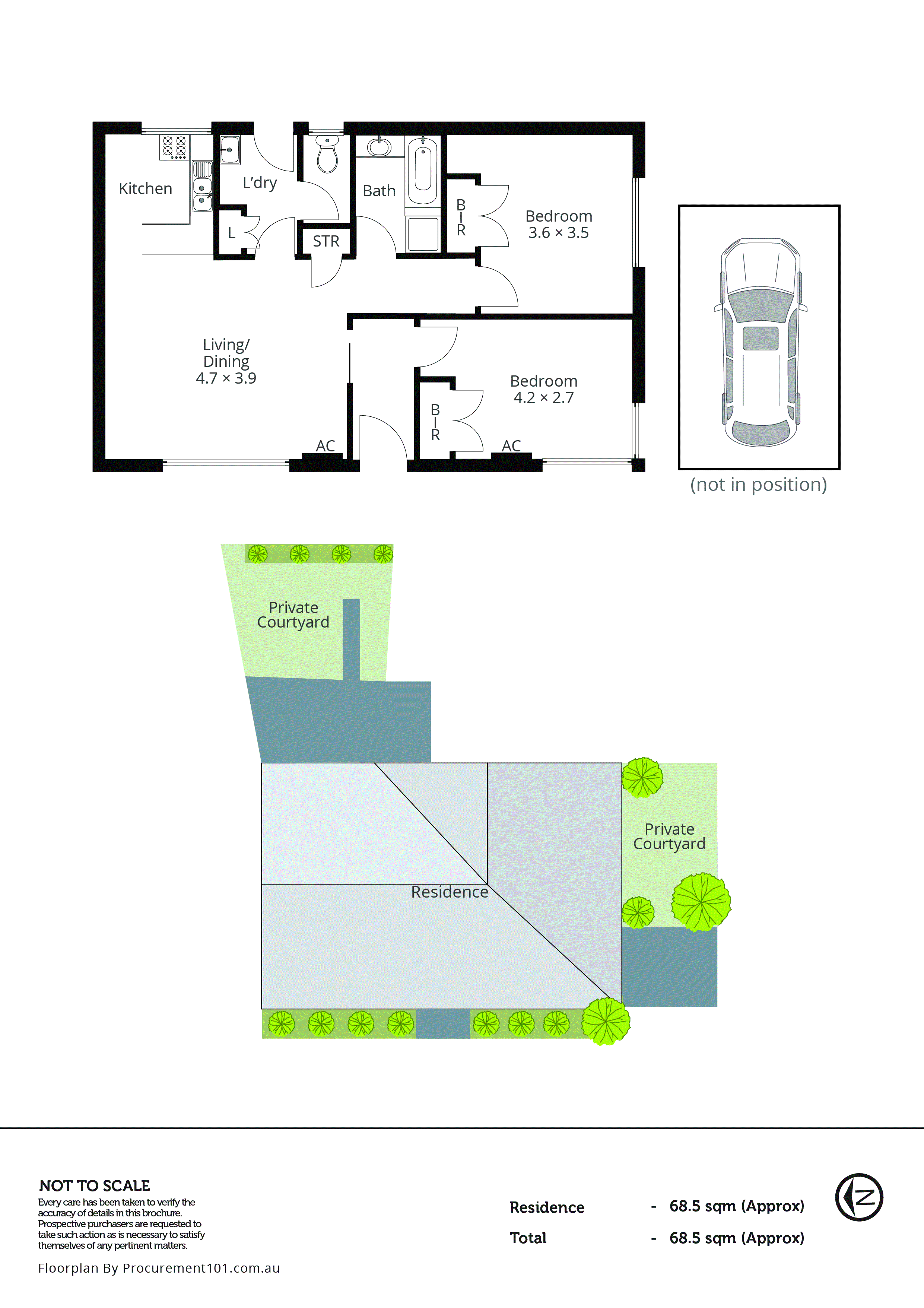 4/2 Nina Court, Bentleigh East VIC 3165 - Floorplan