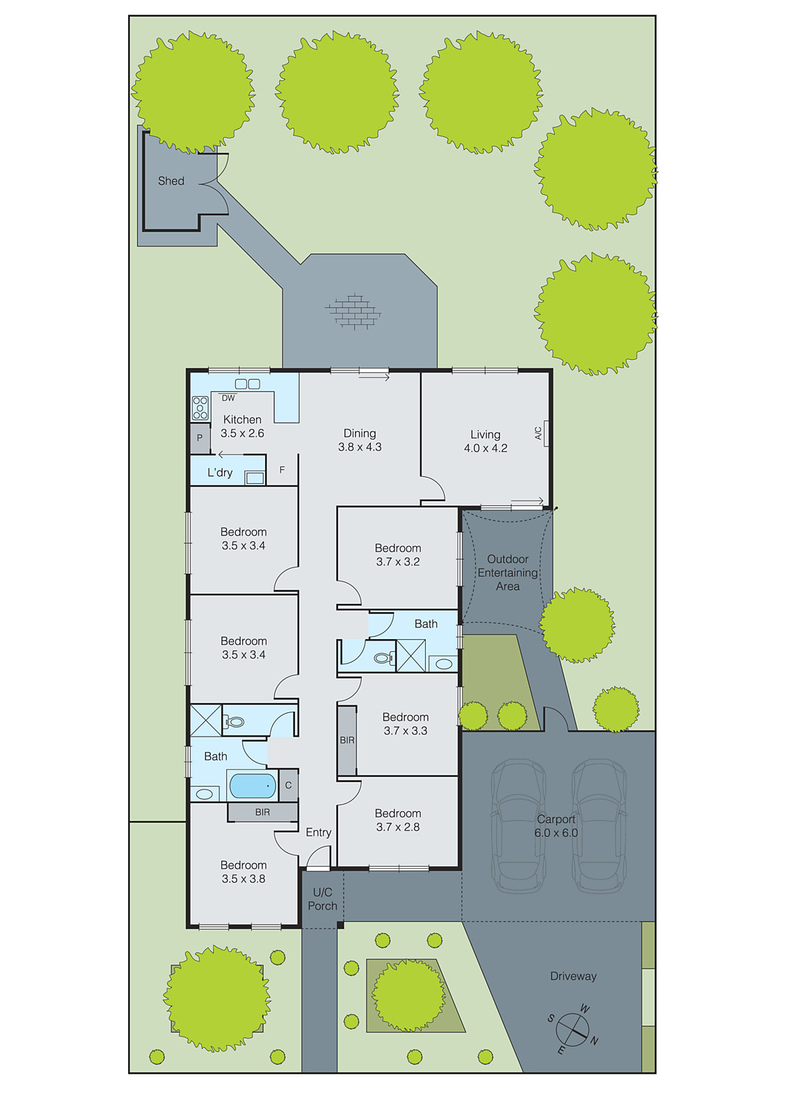 42 Oakwood Crescent, Waurn Ponds VIC 3216 - Floorplan
