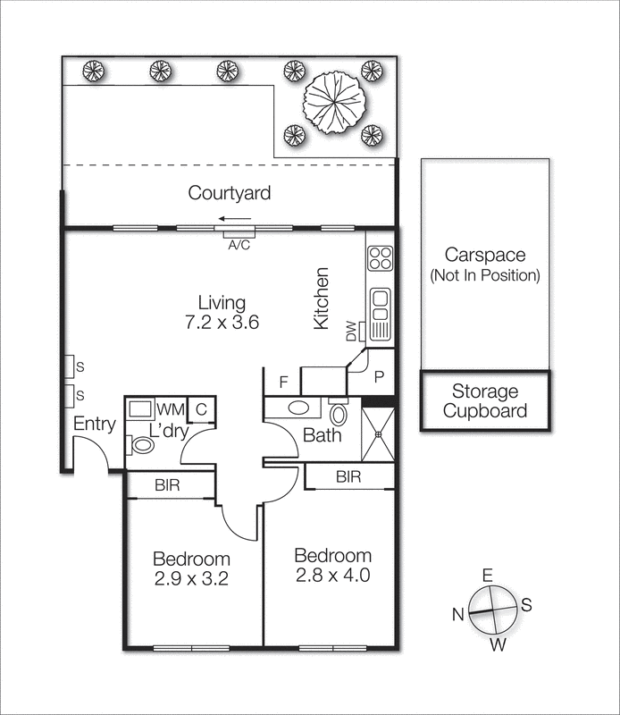 4/2 Thistle Grove, Highett VIC 3190 - Floorplan