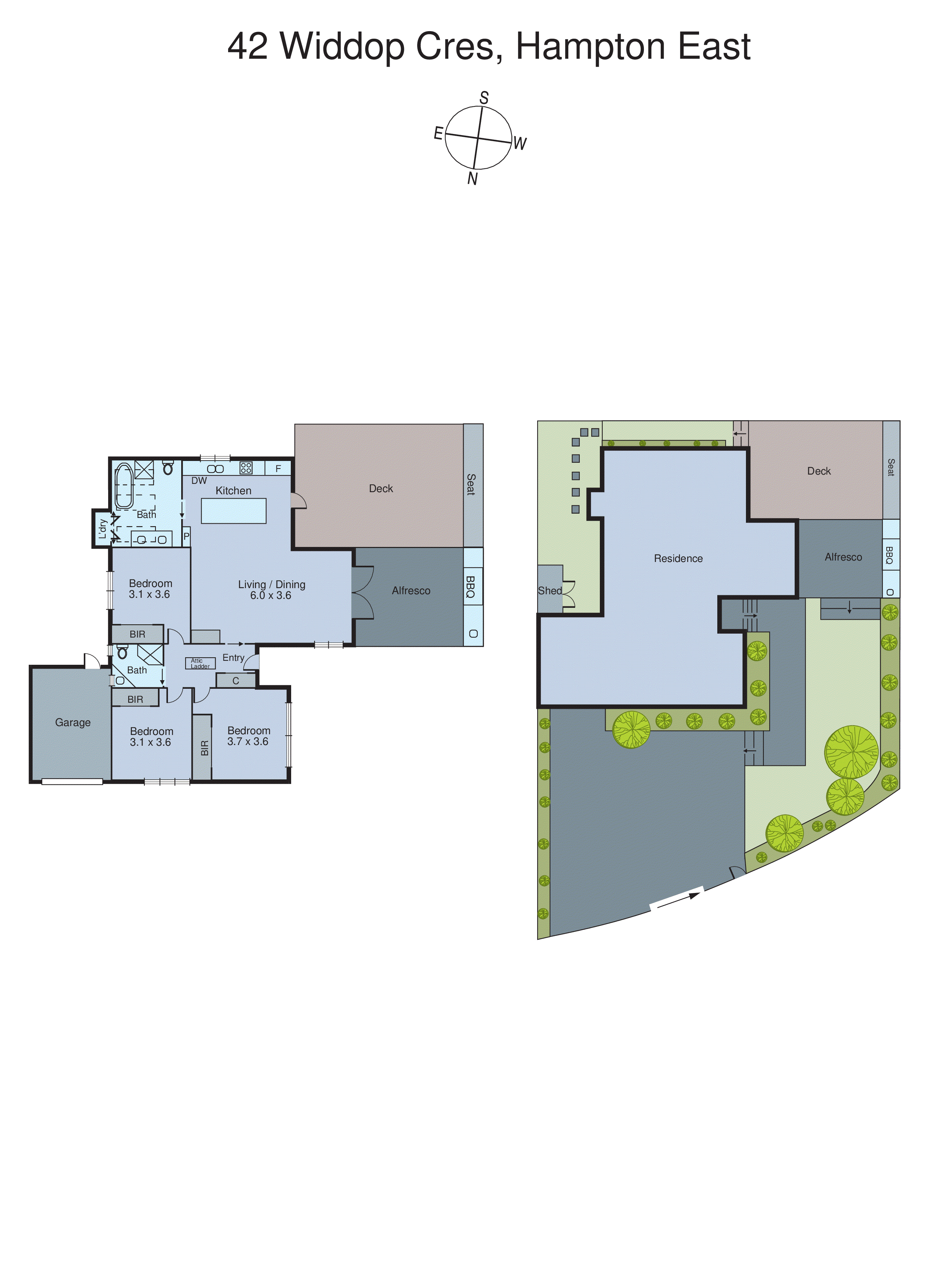 42 Widdop Crescent, Hampton East VIC 3188 - Floorplan