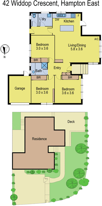 42 Widdop Crescent, Hampton East VIC 3188 - Floorplan