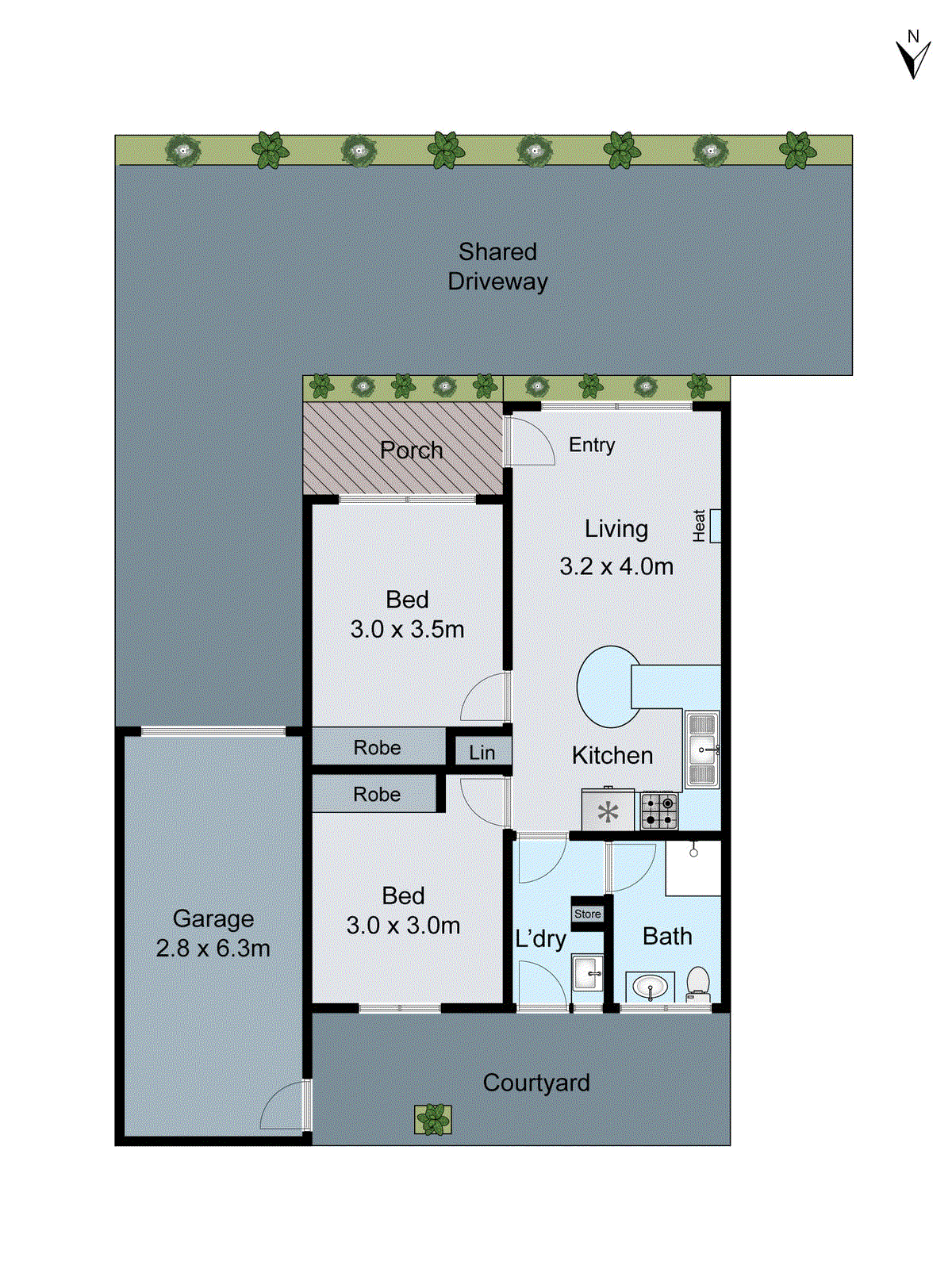 4/2 Wimmera Avenue, Manifold Heights VIC 3218 - Floorplan