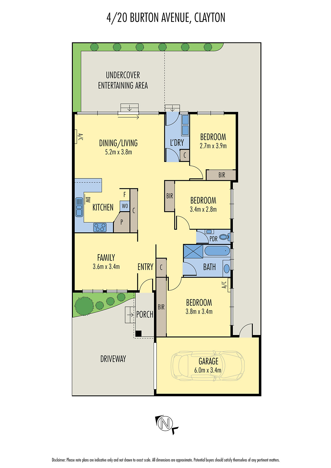 4/20 Burton Avenue, Clayton VIC 3168 - Floorplan