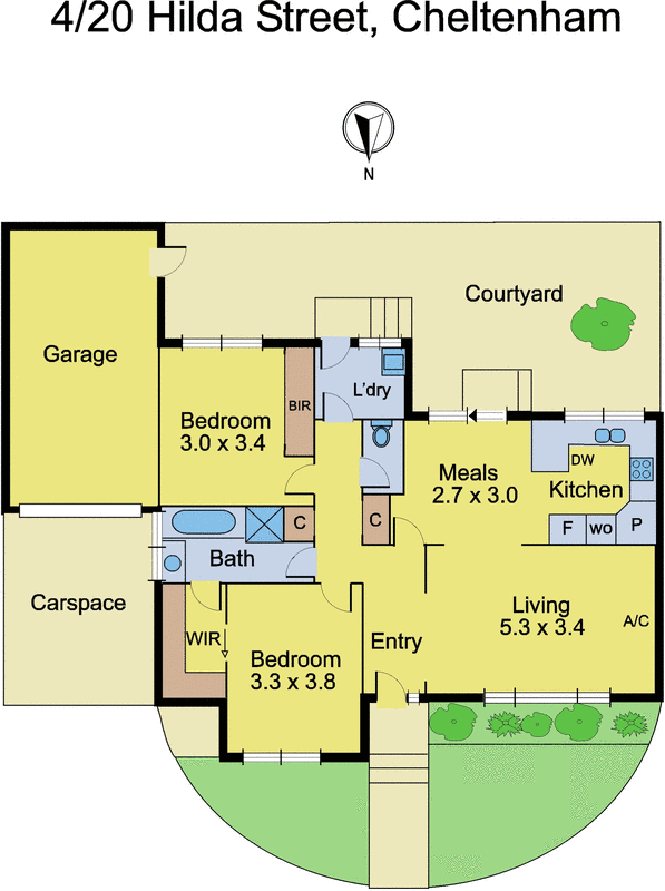 4/20 Hilda Street, Cheltenham VIC 3192 - Floorplan