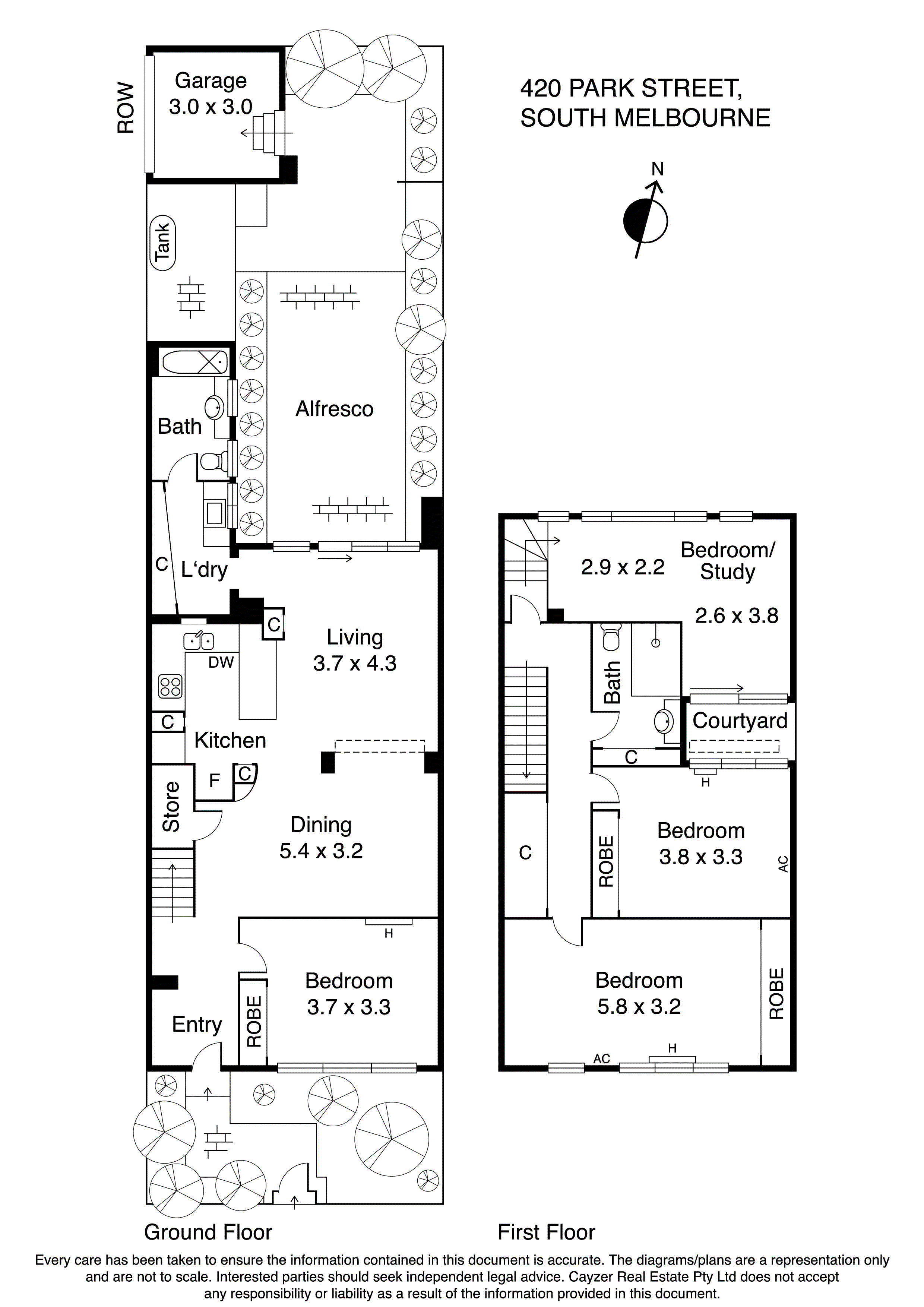 420 Park Street, SOUTH MELBOURNE VIC 3205 - Floorplan