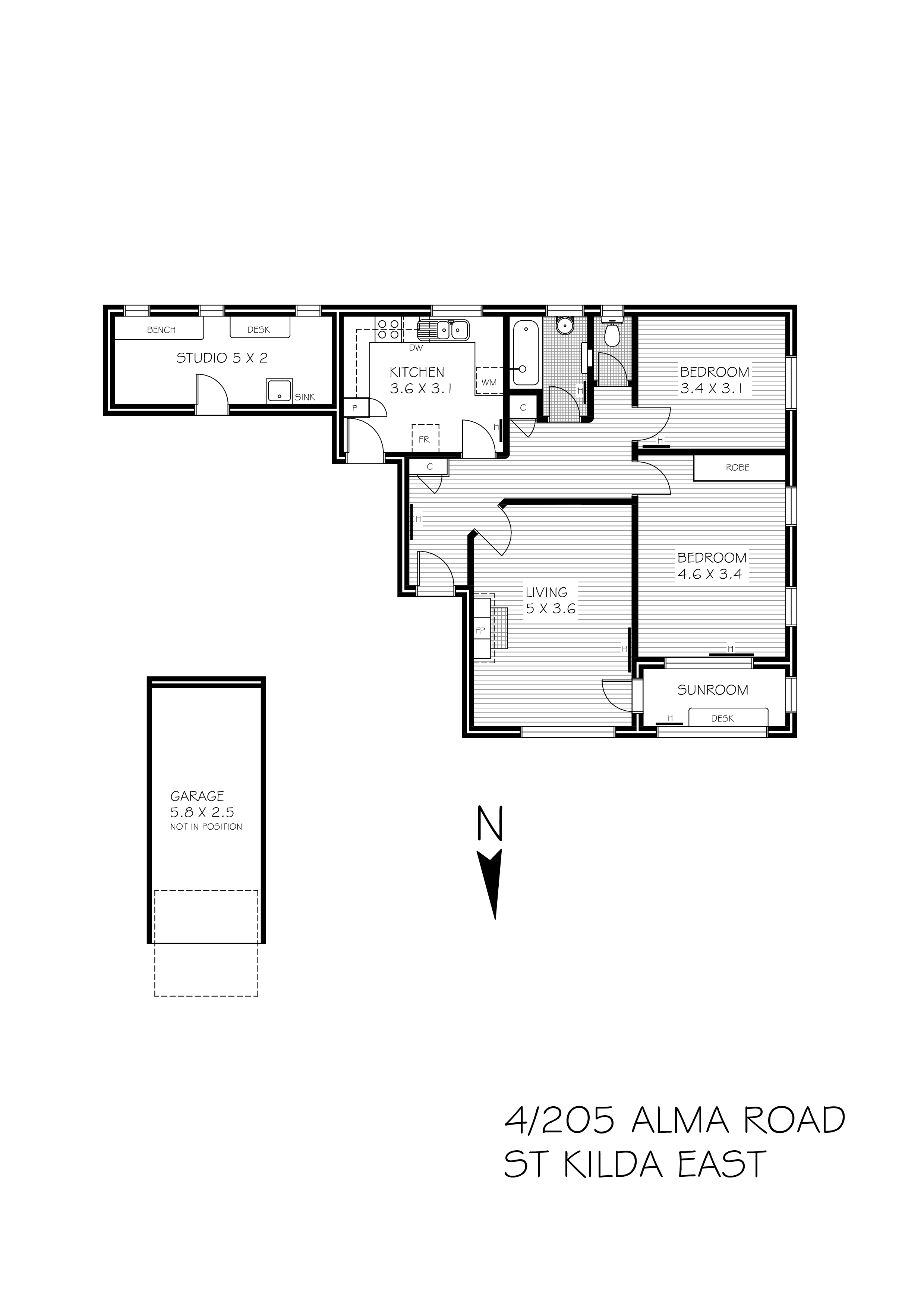 4/205 Alma Road, St Kilda East VIC 3183 - Floorplan