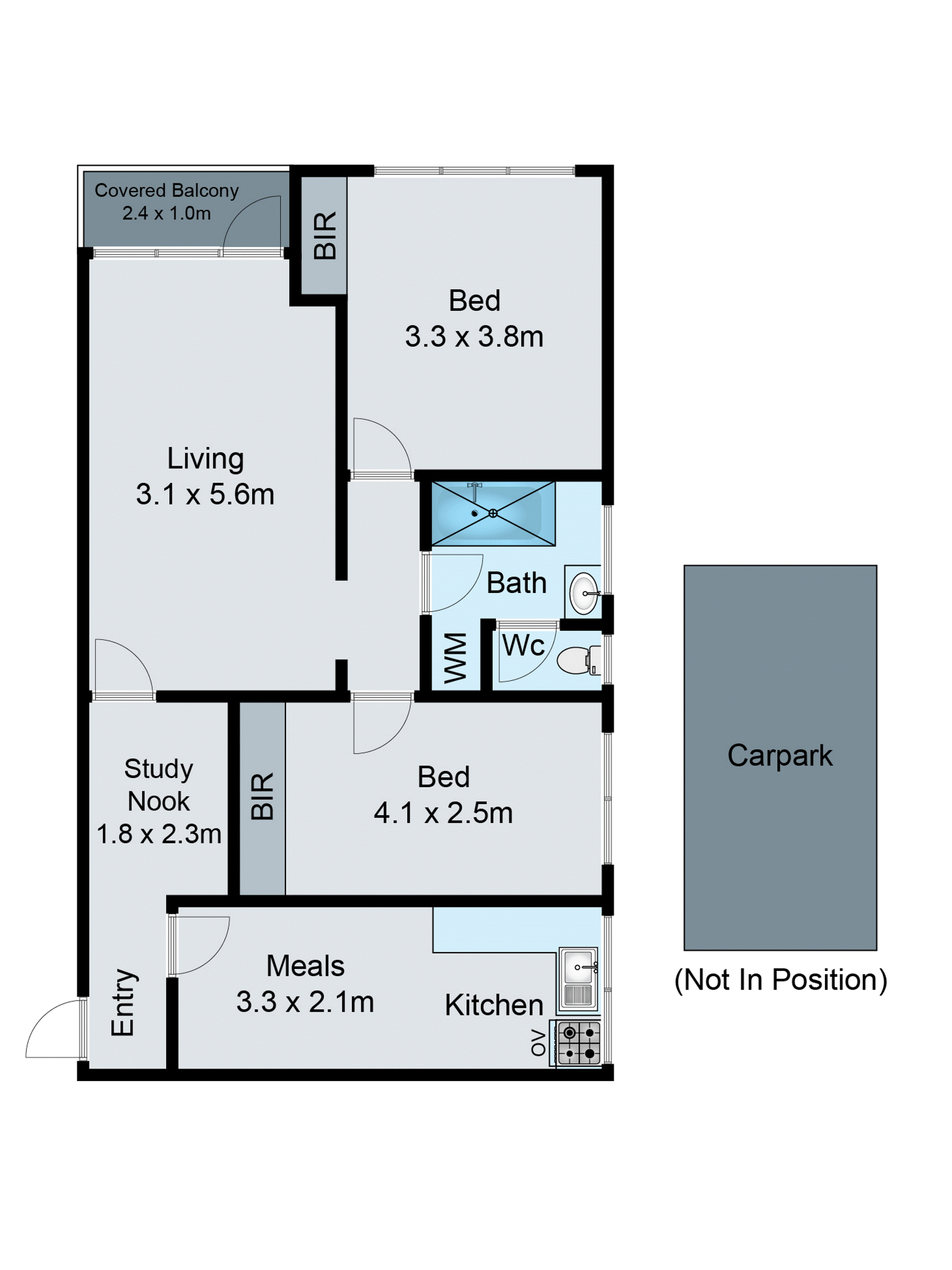 4/21 Jersey Parade, Carnegie VIC 3163 - Floorplan