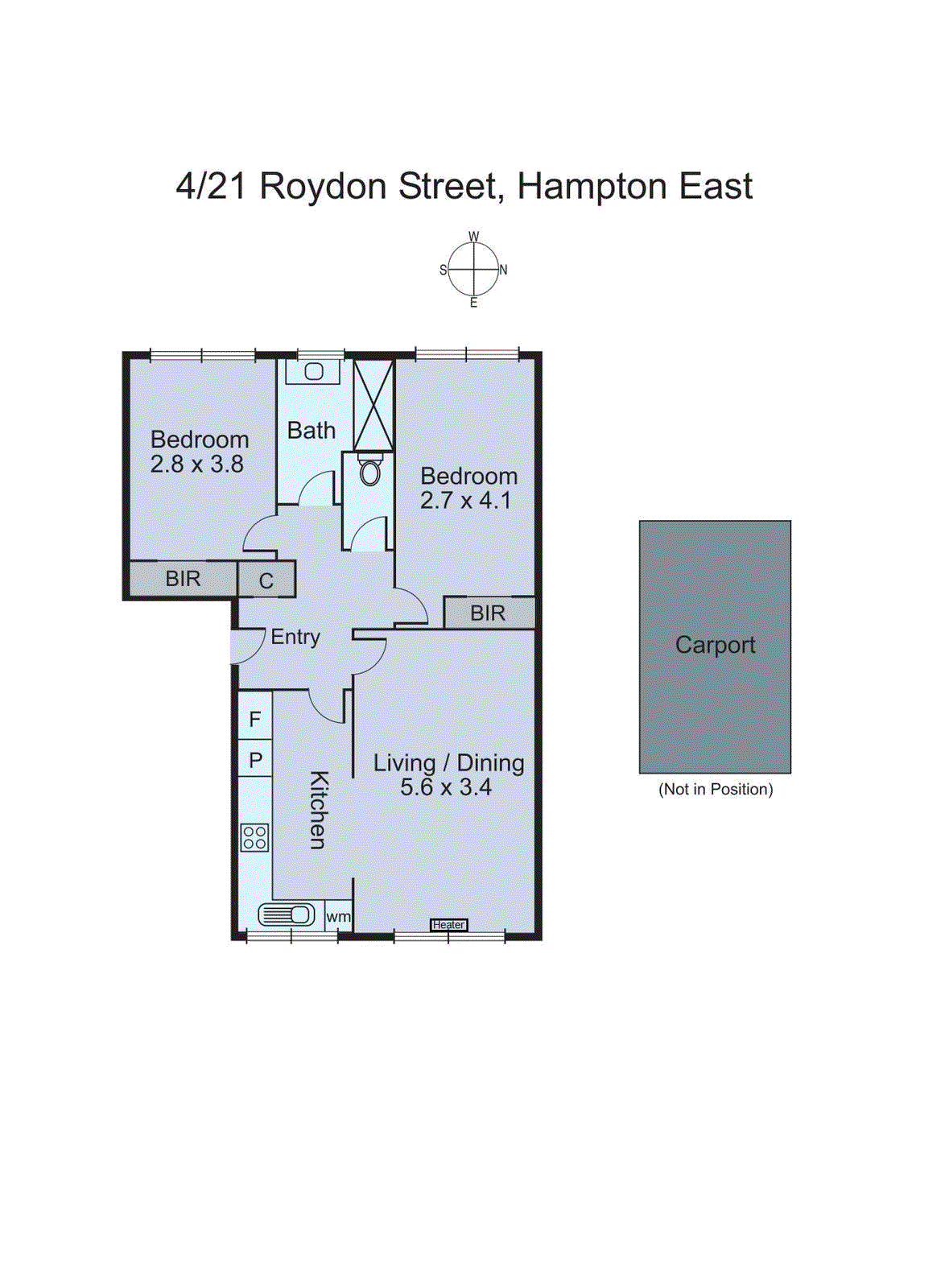 4/21 Roydon Street, Hampton East VIC 3188 - Floorplan