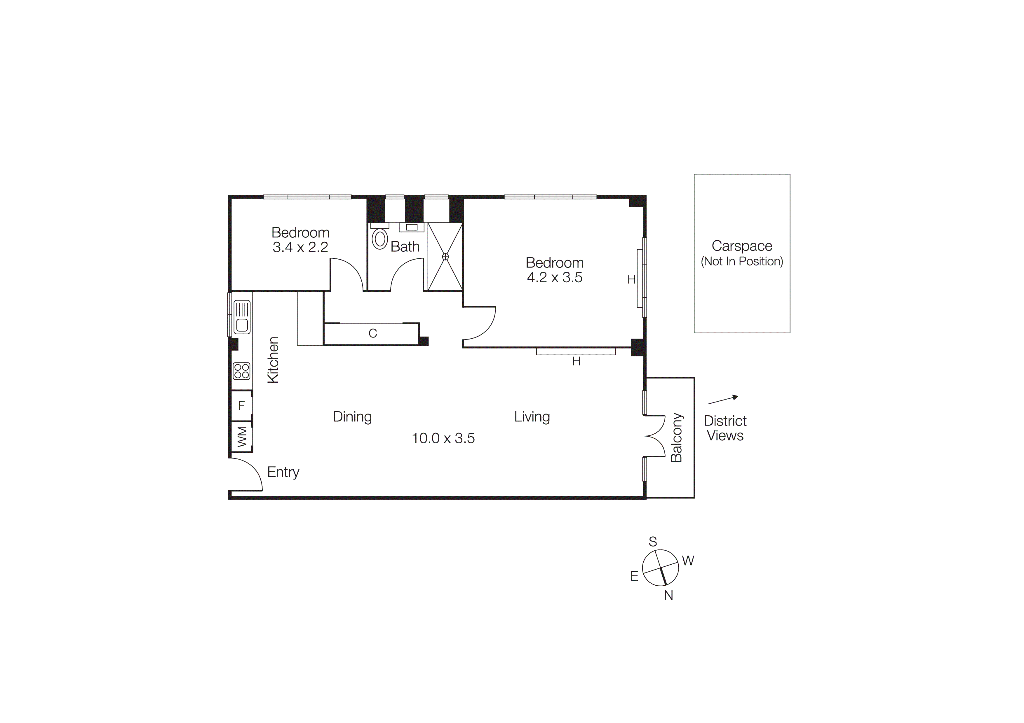 42/16A Chapel Street, St Kilda VIC 3182 - Floorplan