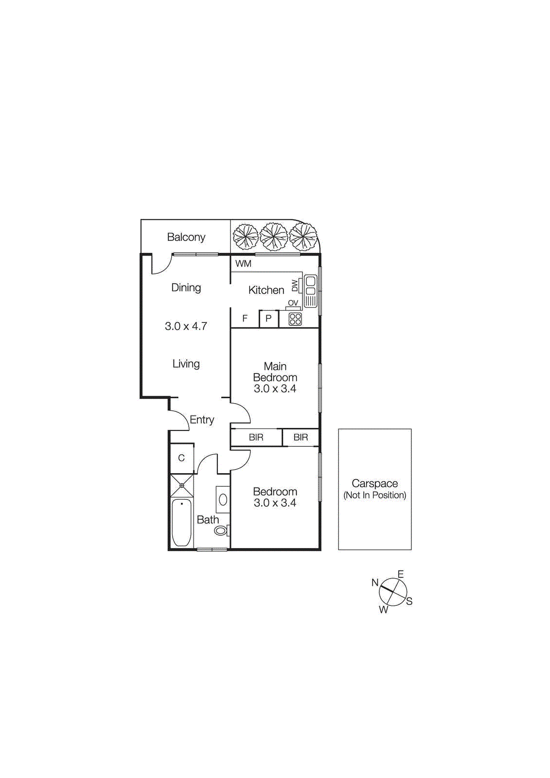 4/22 Mitford Street, St Kilda VIC 3182 - Floorplan