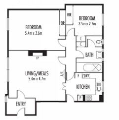 4/22 The Esplanade, ST KILDA VIC 3182 - Floorplan