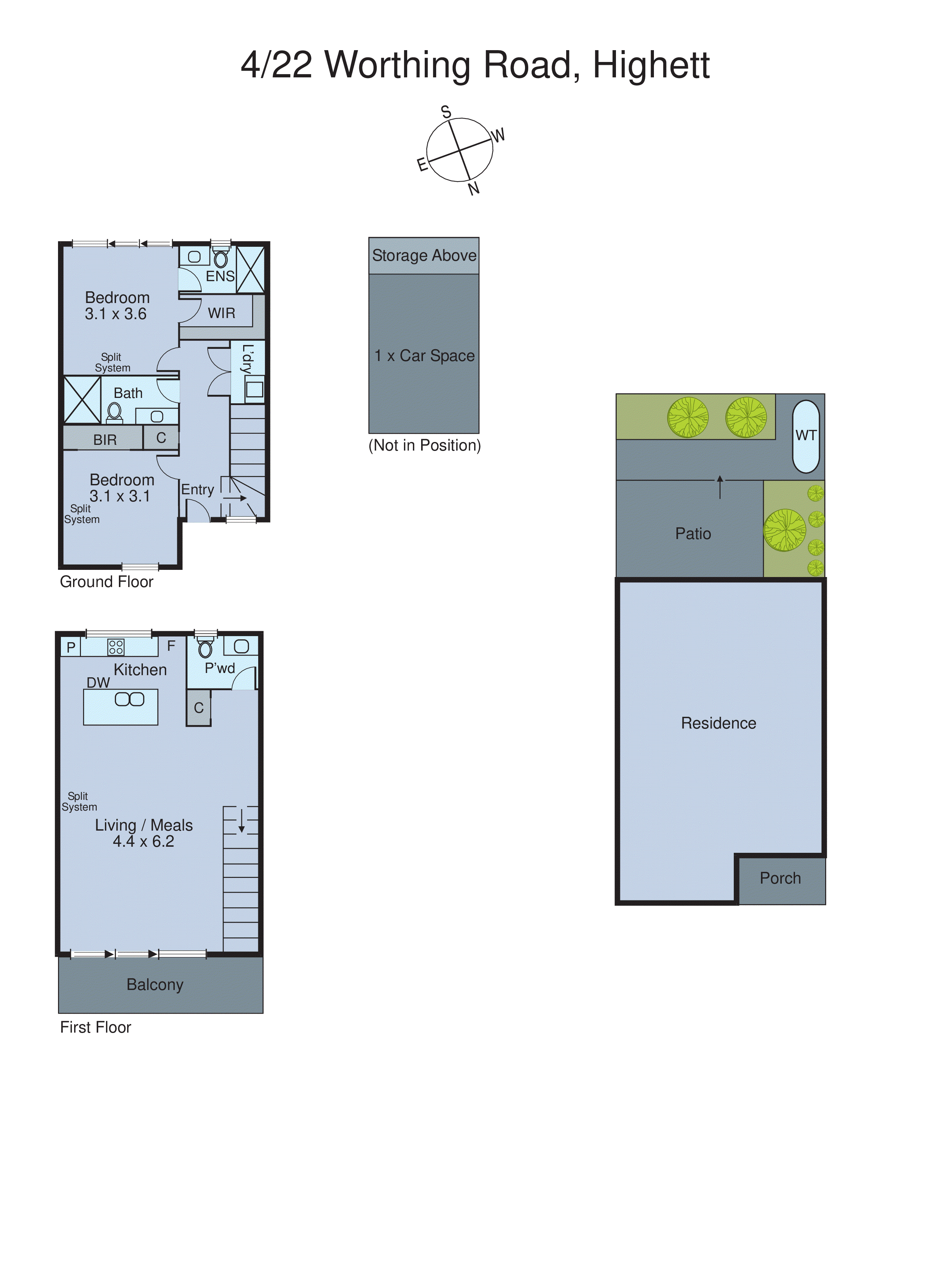 4/22 Worthing Road, Highett VIC 3190 - Floorplan
