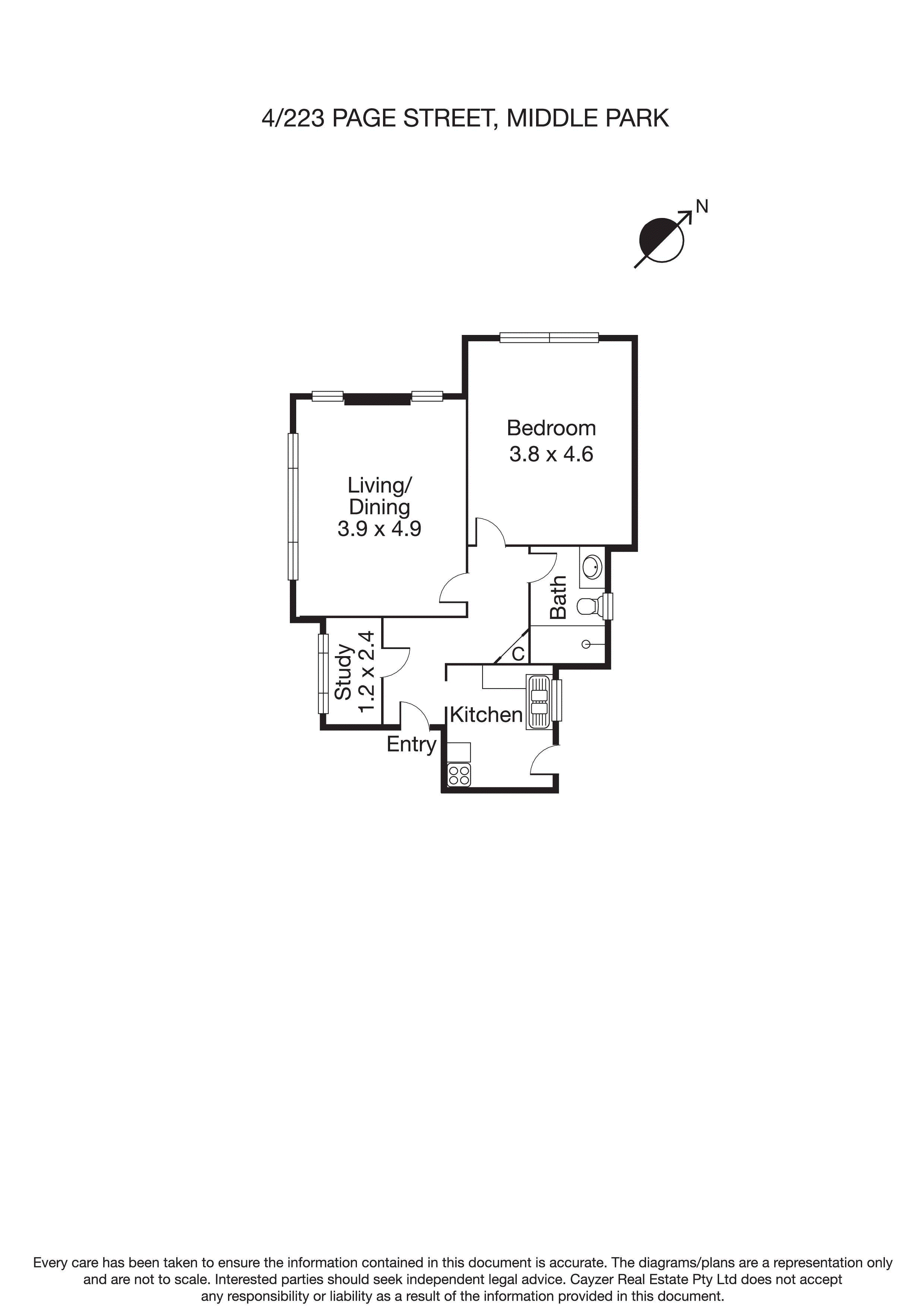 4/223 Page Street, MIDDLE PARK VIC 3206 - Floorplan