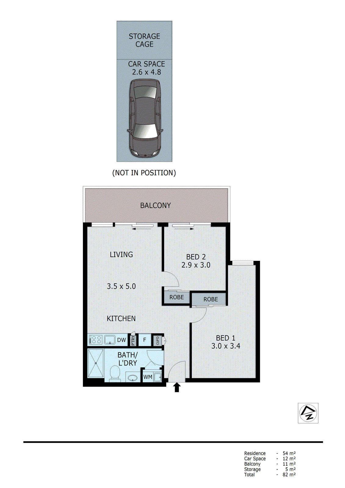 422/8 Railway Road, Cheltenham VIC 3192 - Floorplan