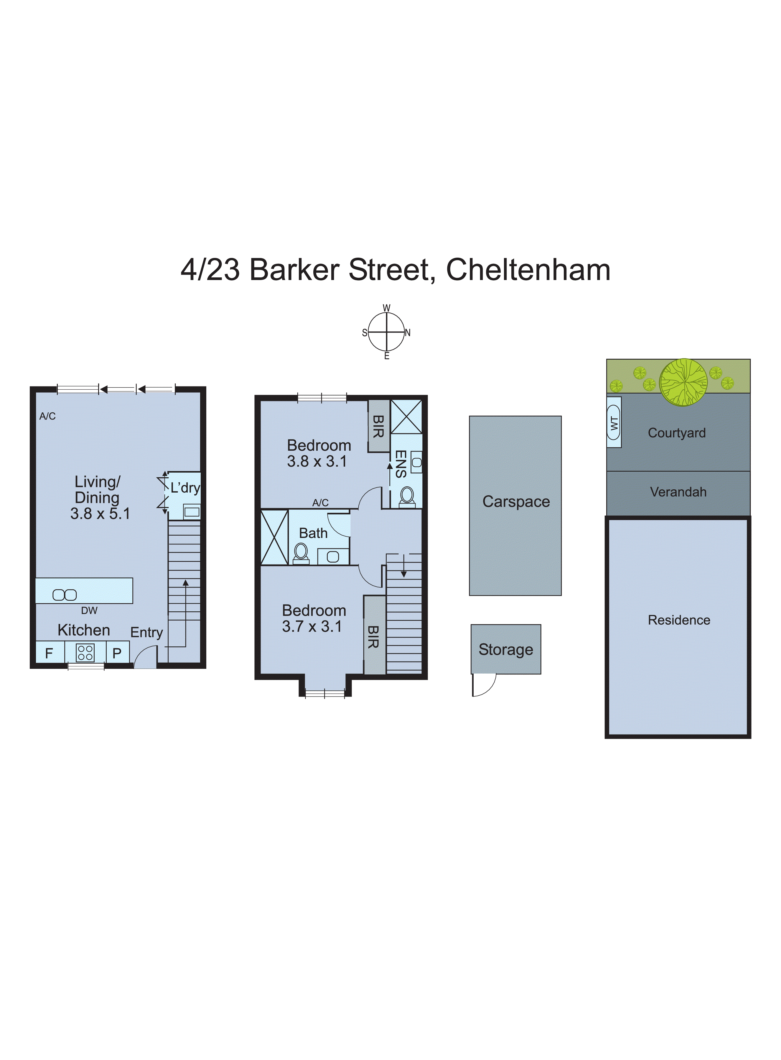 4/23 Barker Street, Cheltenham VIC 3192 - Floorplan