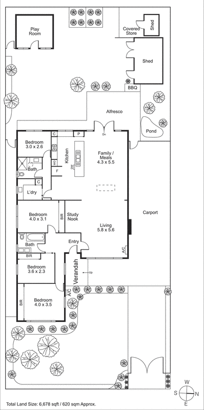 423 Bluff Road, Hampton VIC 3188 - Floorplan