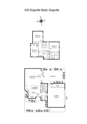 4/23 Kingsville Street, Kingsville VIC 3012 - Floorplan