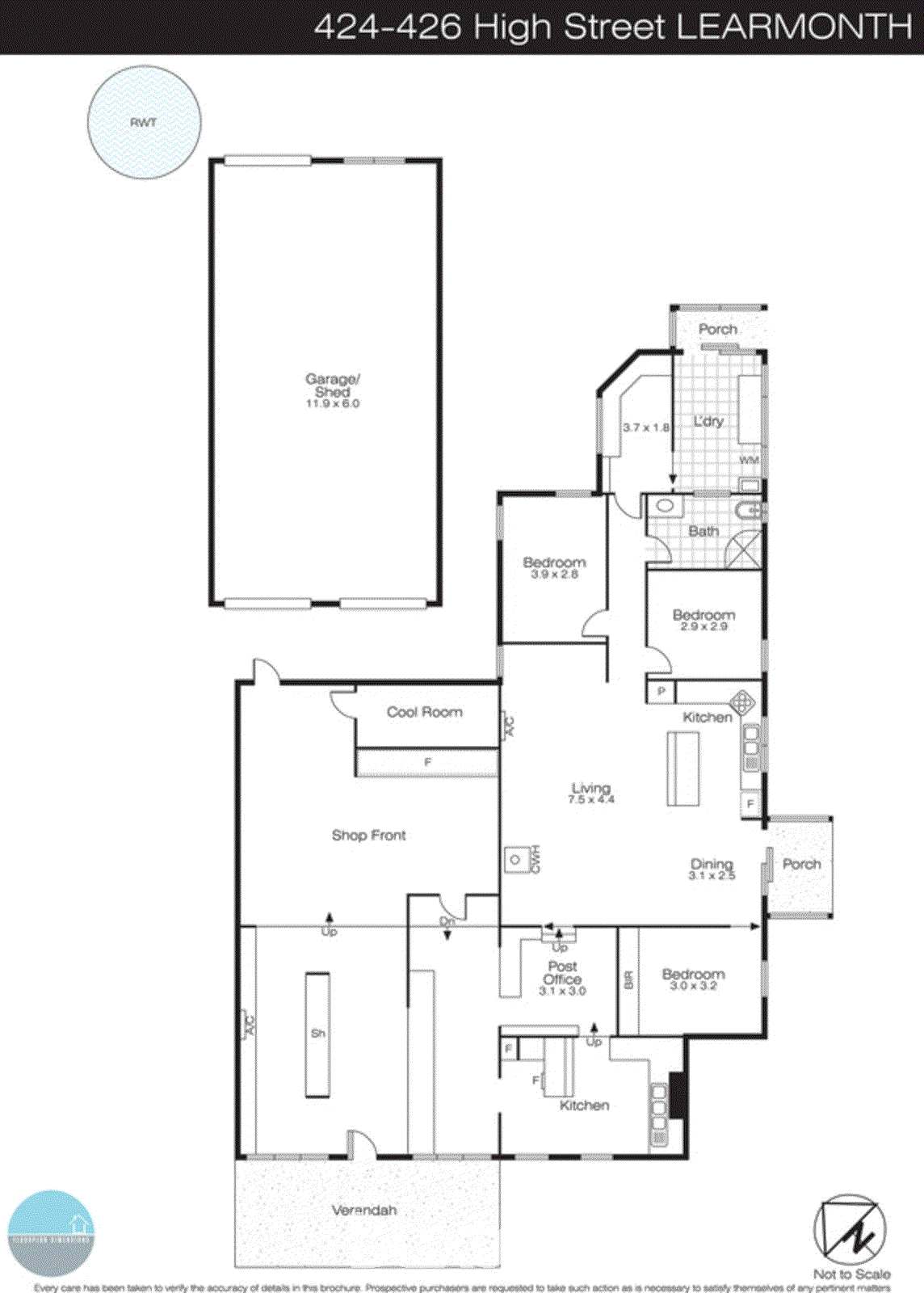 424-426 High Street, Learmonth VIC 3352 - Floorplan