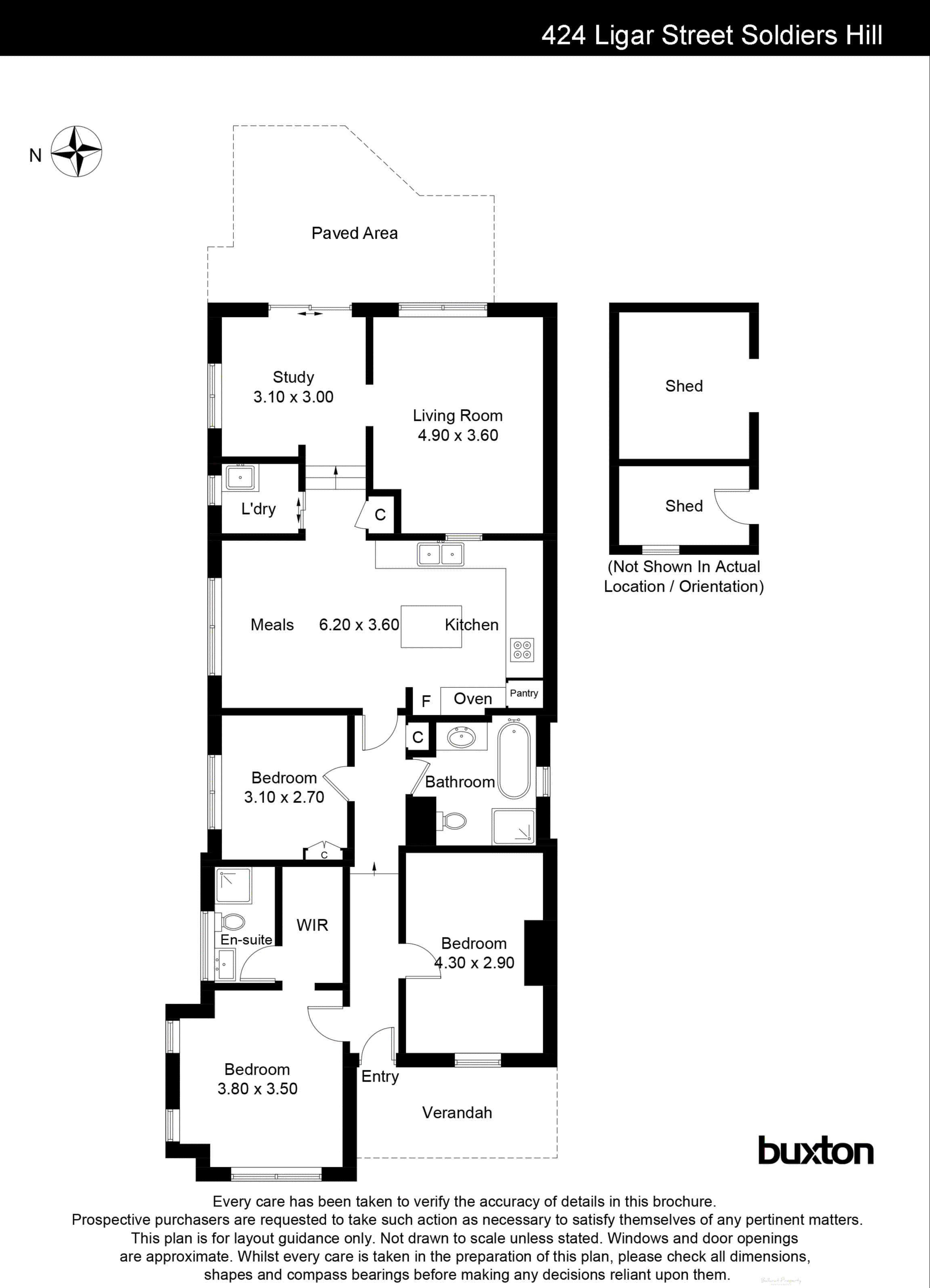 424 Ligar Street, Soldiers Hill VIC 3350 - Floorplan