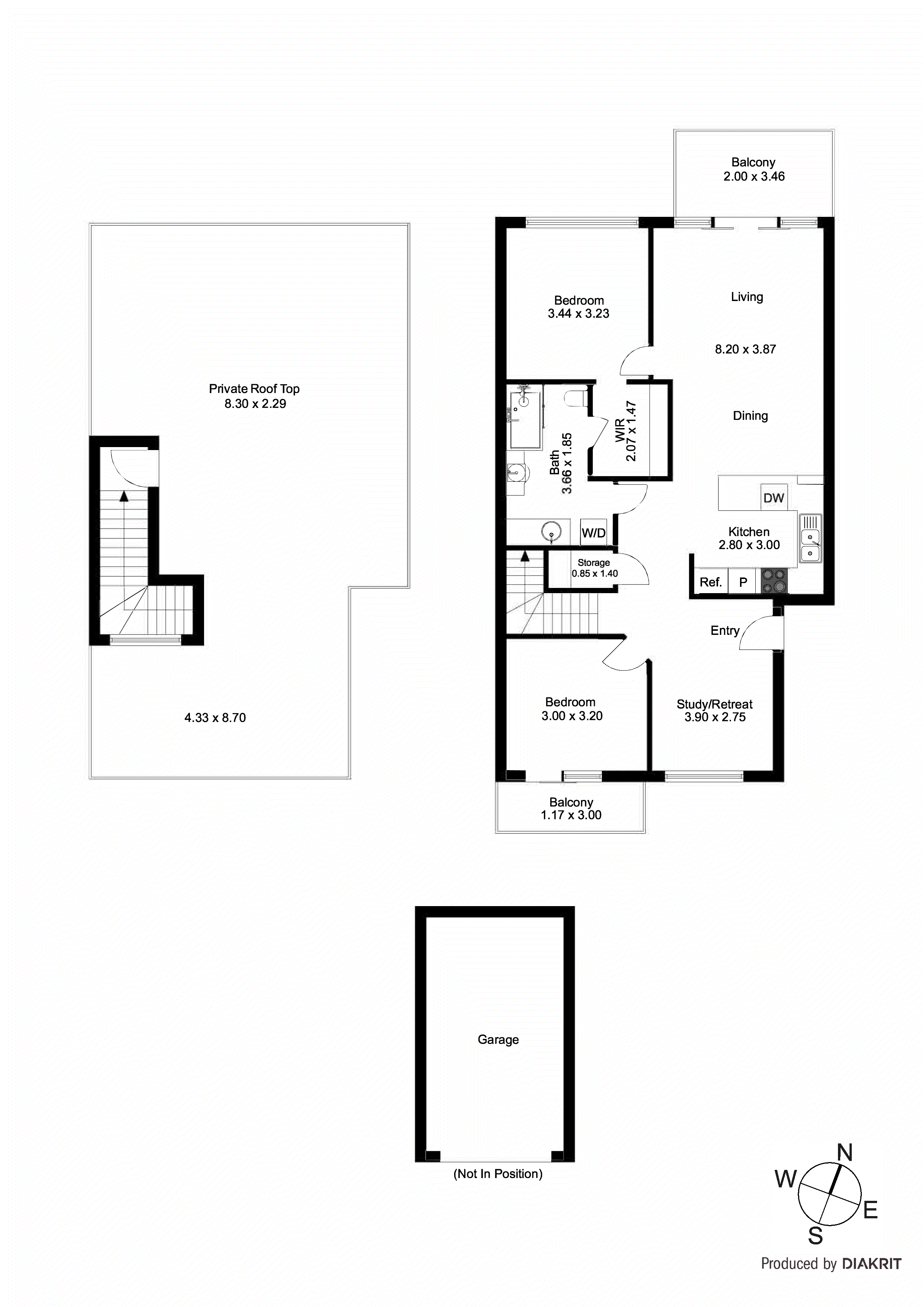 42/5 Thompson Road, Patterson Lakes VIC 3197 - Floorplan