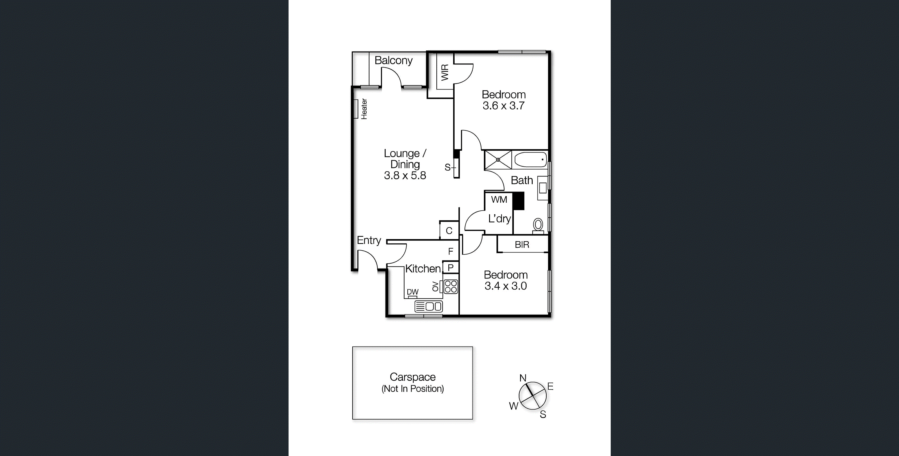 4/25 York Street, St Kilda West VIC 3182 - Floorplan