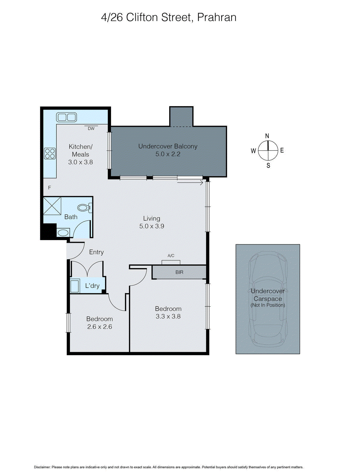 4/26 Clifton Street, Prahran VIC 3181 - Floorplan