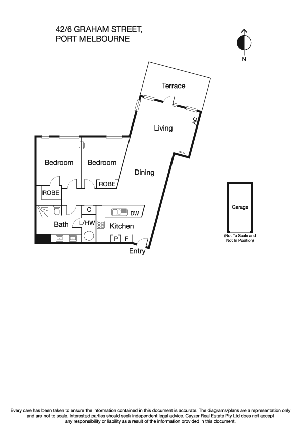 42/6 Graham Street, PORT MELBOURNE VIC 3207 - Floorplan