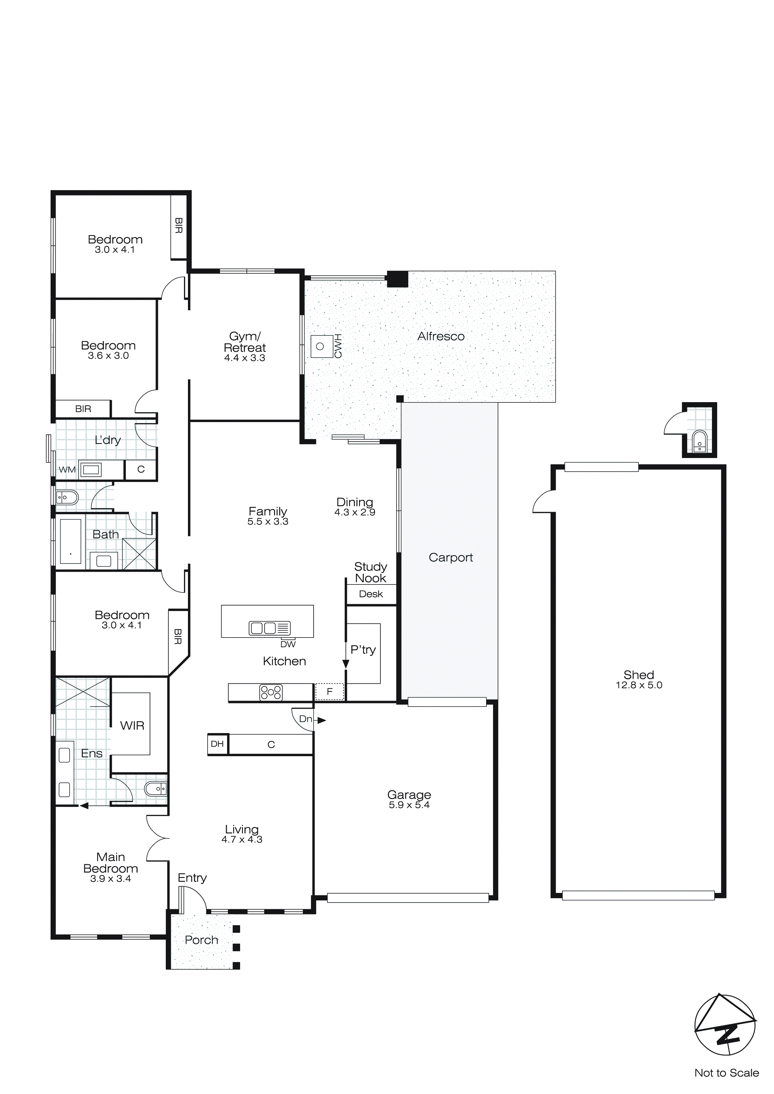 426 Greenhalghs Road, Winter Valley VIC 3358 - Floorplan