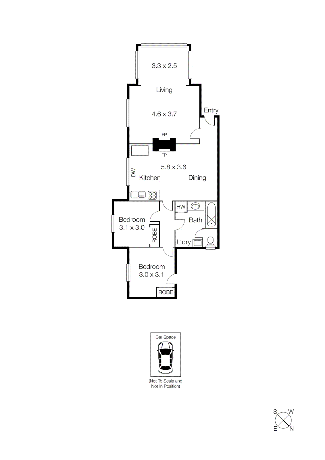 4/264 Beaconsfield Parade, Middle Park VIC 3206 - Floorplan