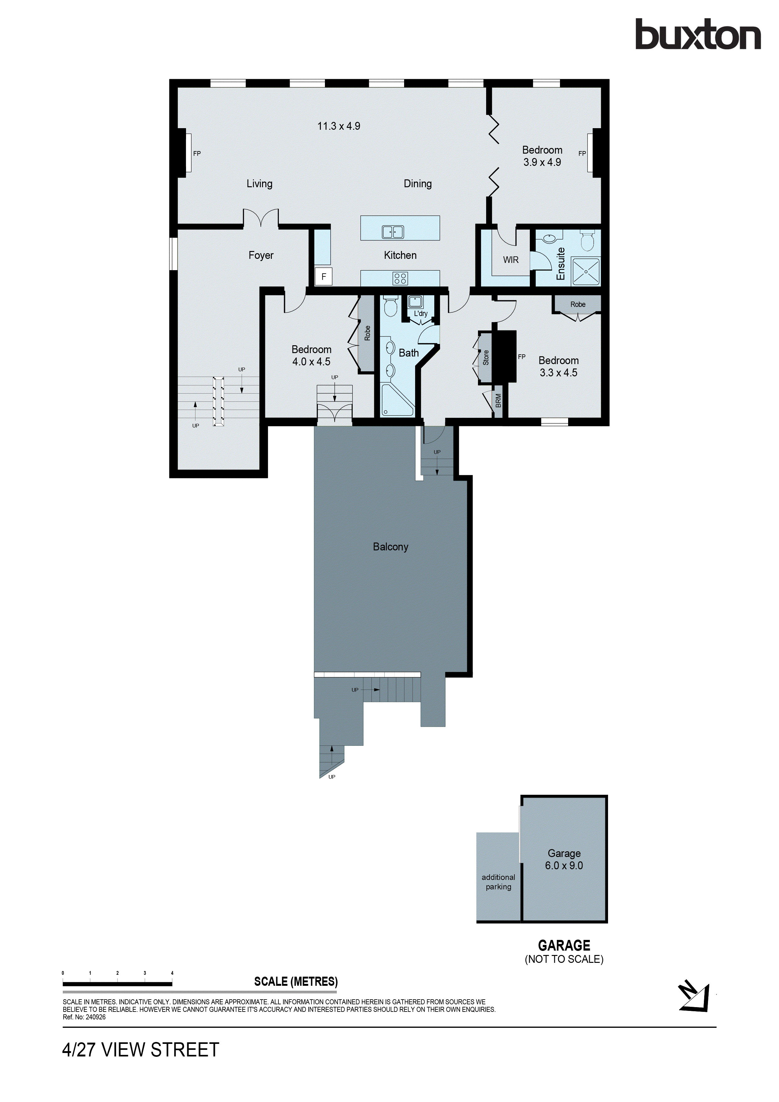 4/27 View Street, Bendigo VIC 3550 - Floorplan