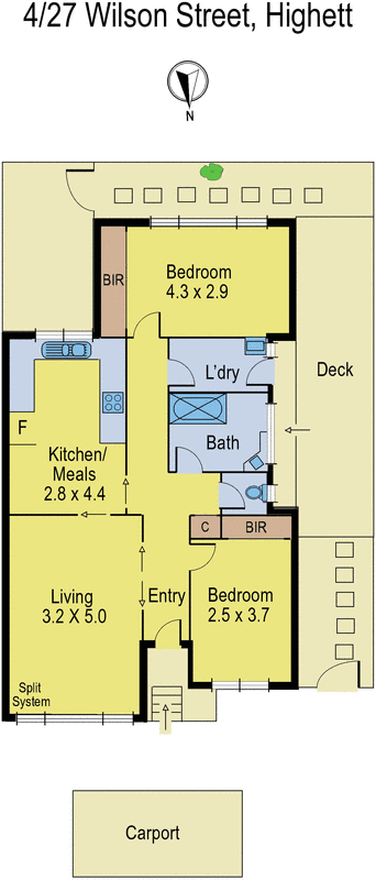 4/27 Wilson Street, Highett VIC 3190 - Floorplan